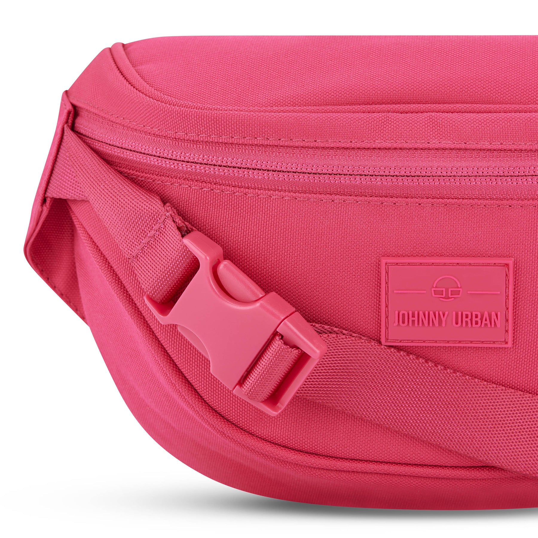 Rosa Bauchtasche 'Ben' von Johnny Urban mit Reißverschluss und verstellbarem Gurt