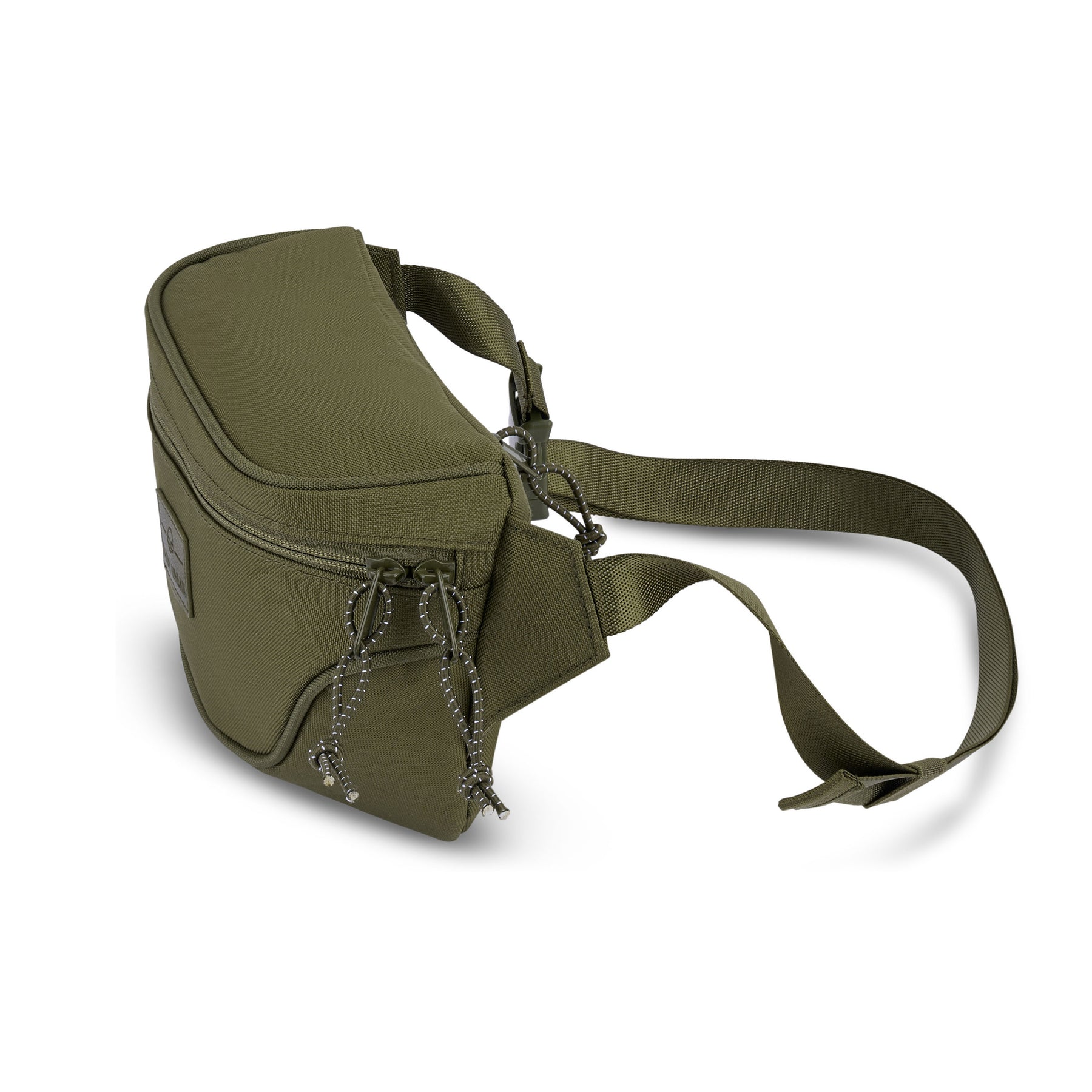 Olivegrüne Bauchtasche 'Ben' von Johnny Urban mit Reißverschluss und verstellbarem Gurt