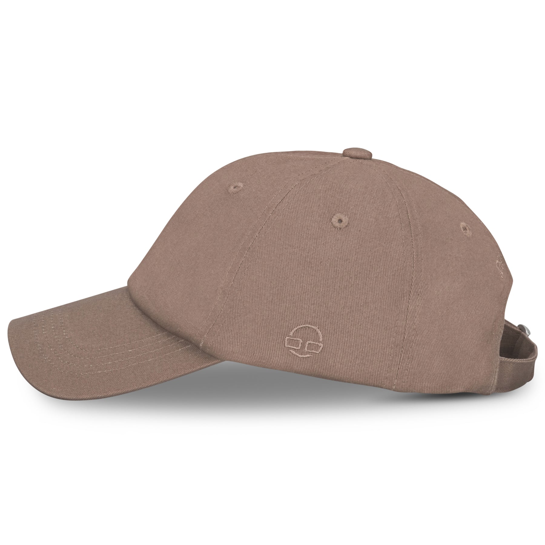 Braune Canvas-Cap 'Jen' von Johnny Urban mit verstellbarem Riemen und gesticktem Logo