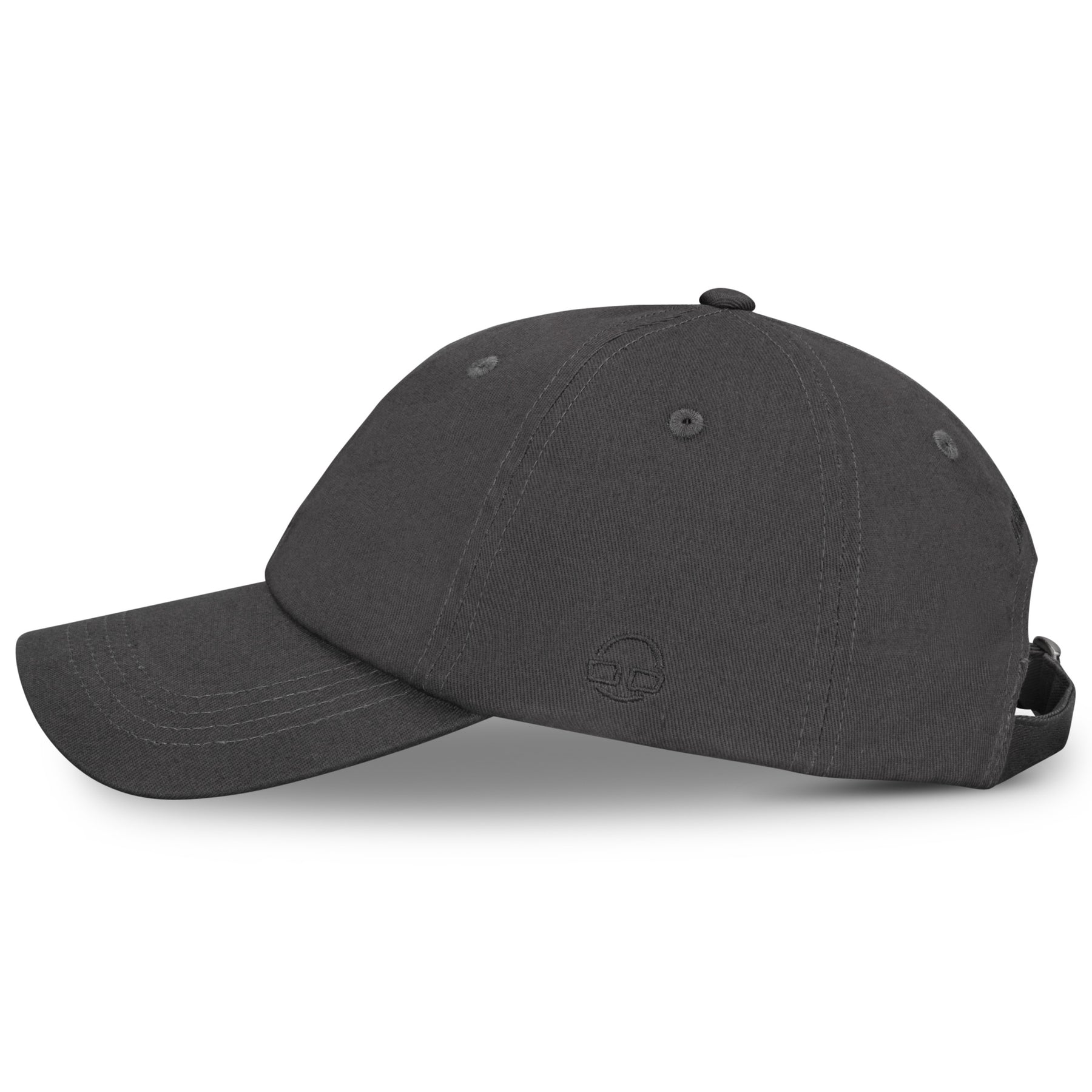 Graue Baseballkappe 'Jen' von Johnny Urban mit verstellbarem Riemen und Logo-Stickerei am Seitenpanel