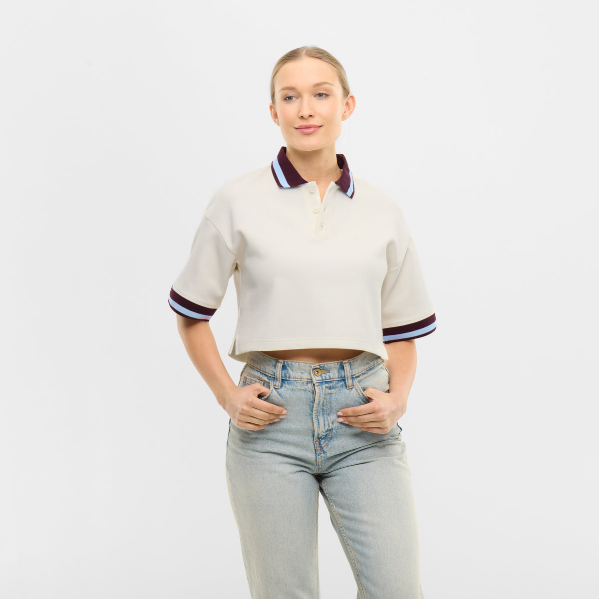 Cropped Poloshirt "Abbie"