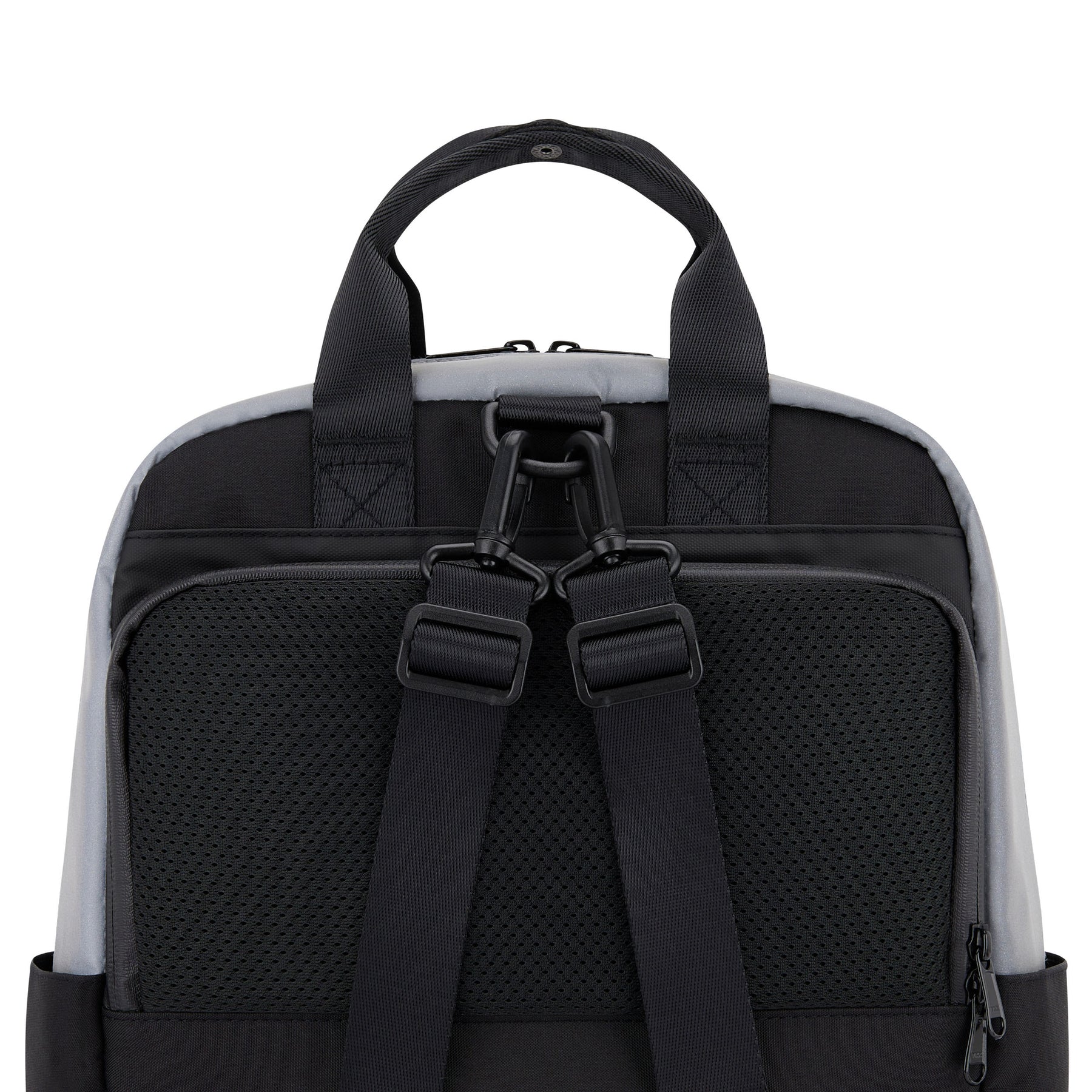 Rucksack Jona Medium von Johnny Urban, Rückseite mit gepolsterten, verstellbaren Trägern und Handgriff