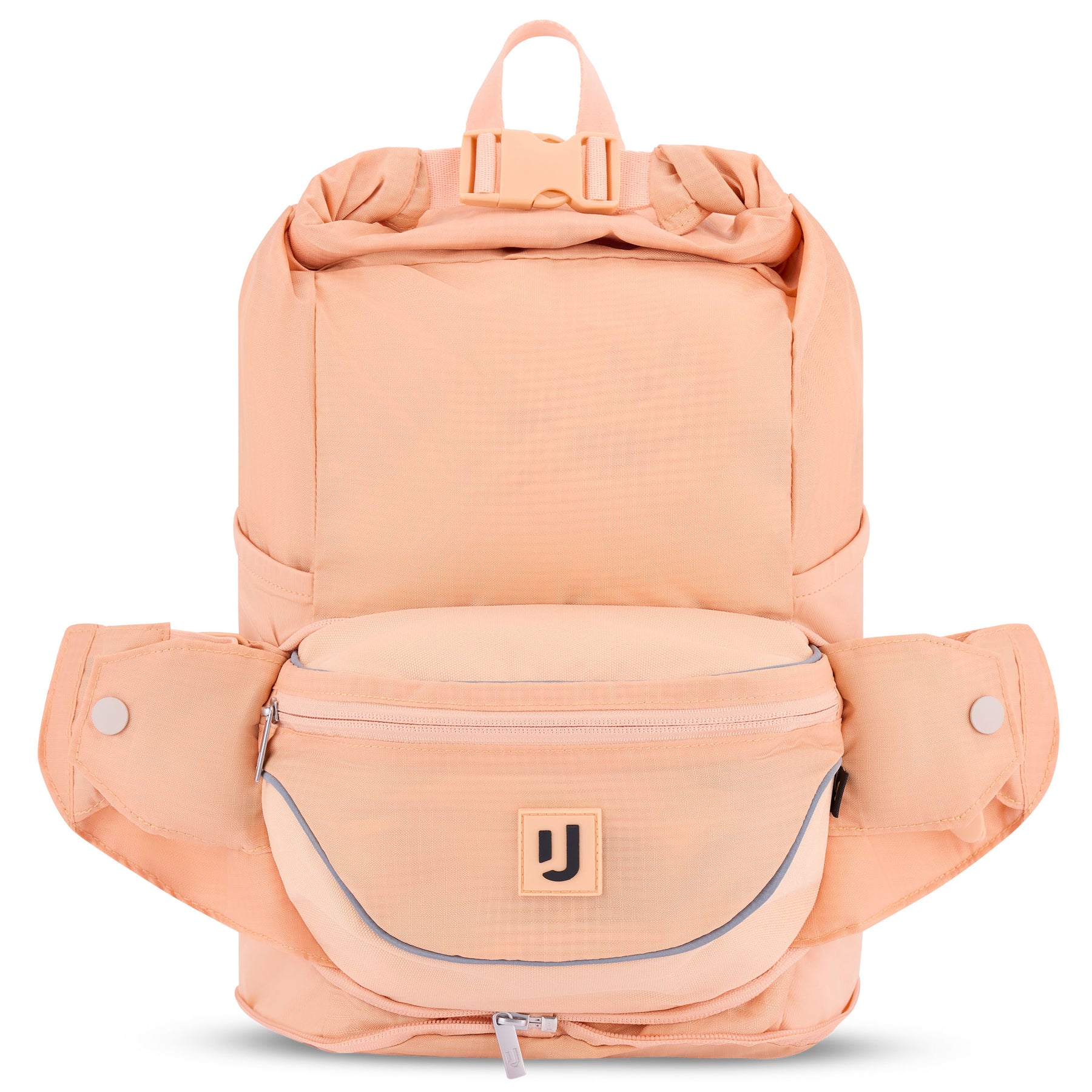 2in1 Bauchtasche 'Jimmy' von Johnny Urban in Hellkoralle, kombiniert Bauchtasche und Rucksack in einem