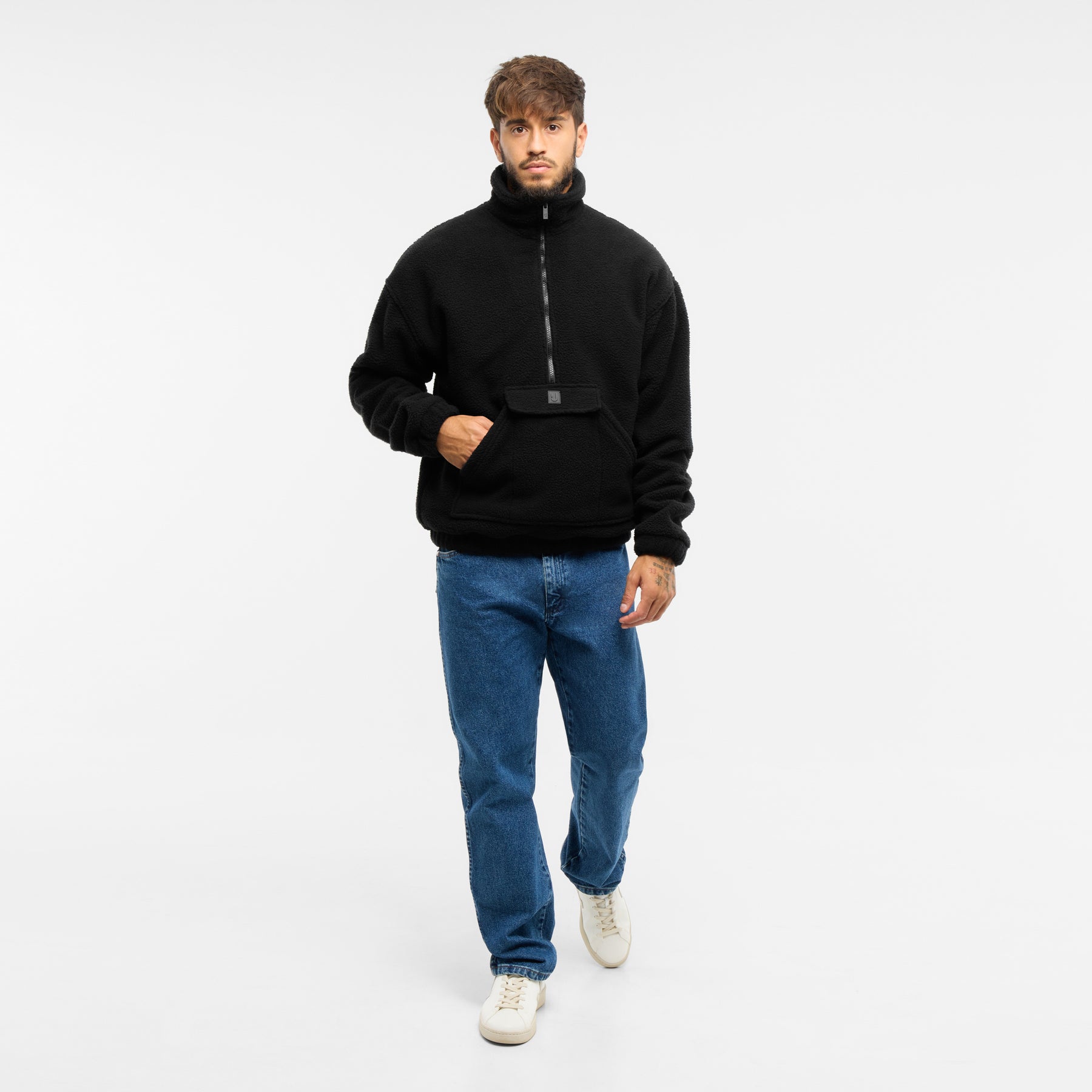 Half zip fleece sweater “Ruben”
