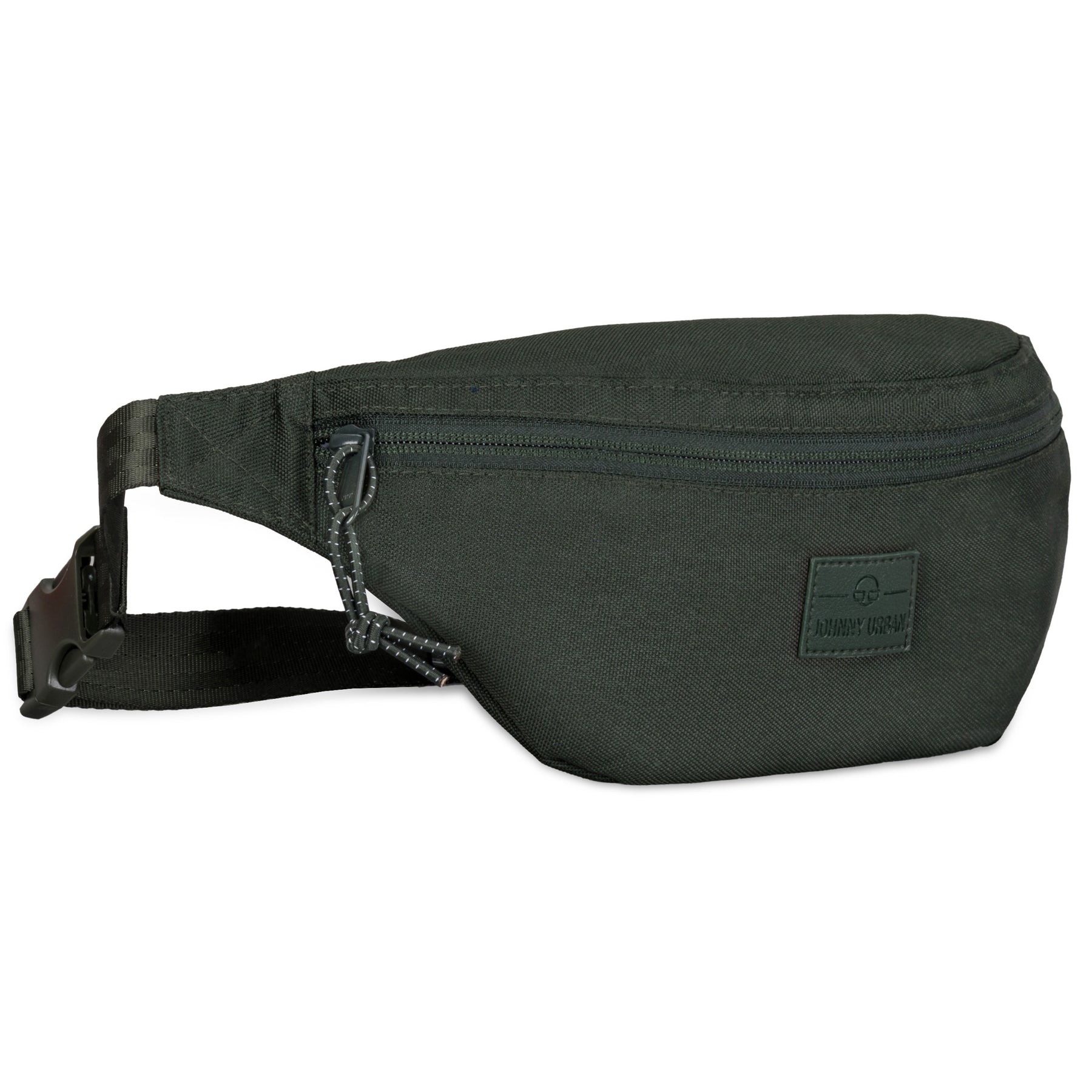 Grüne Bauchtasche 'Erik Small' von Johnny Urban mit Reißverschluss und verstellbarem Gurt