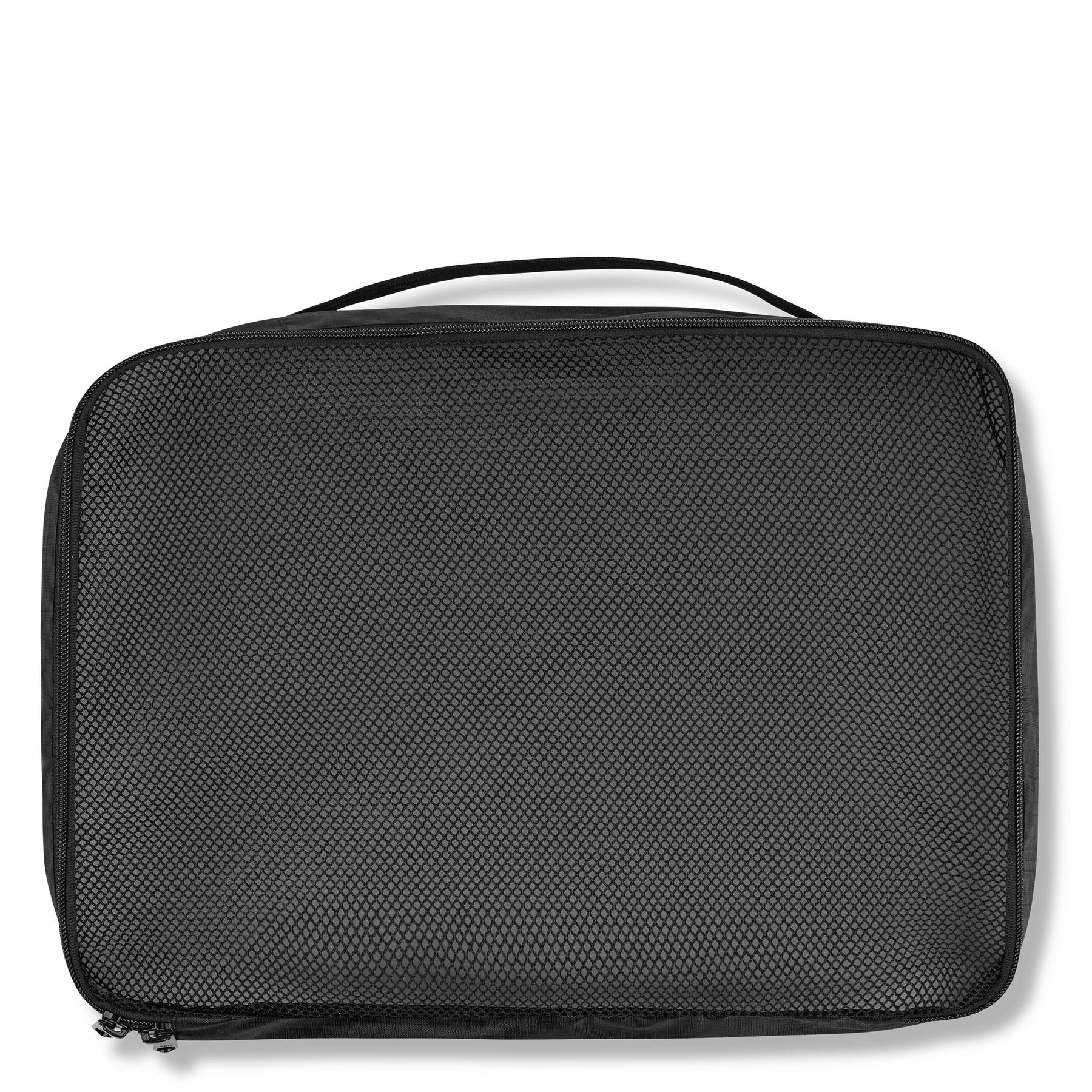 Schwarze Kleidertasche 'Zack' mit Mesh-Oberfläche und Griff