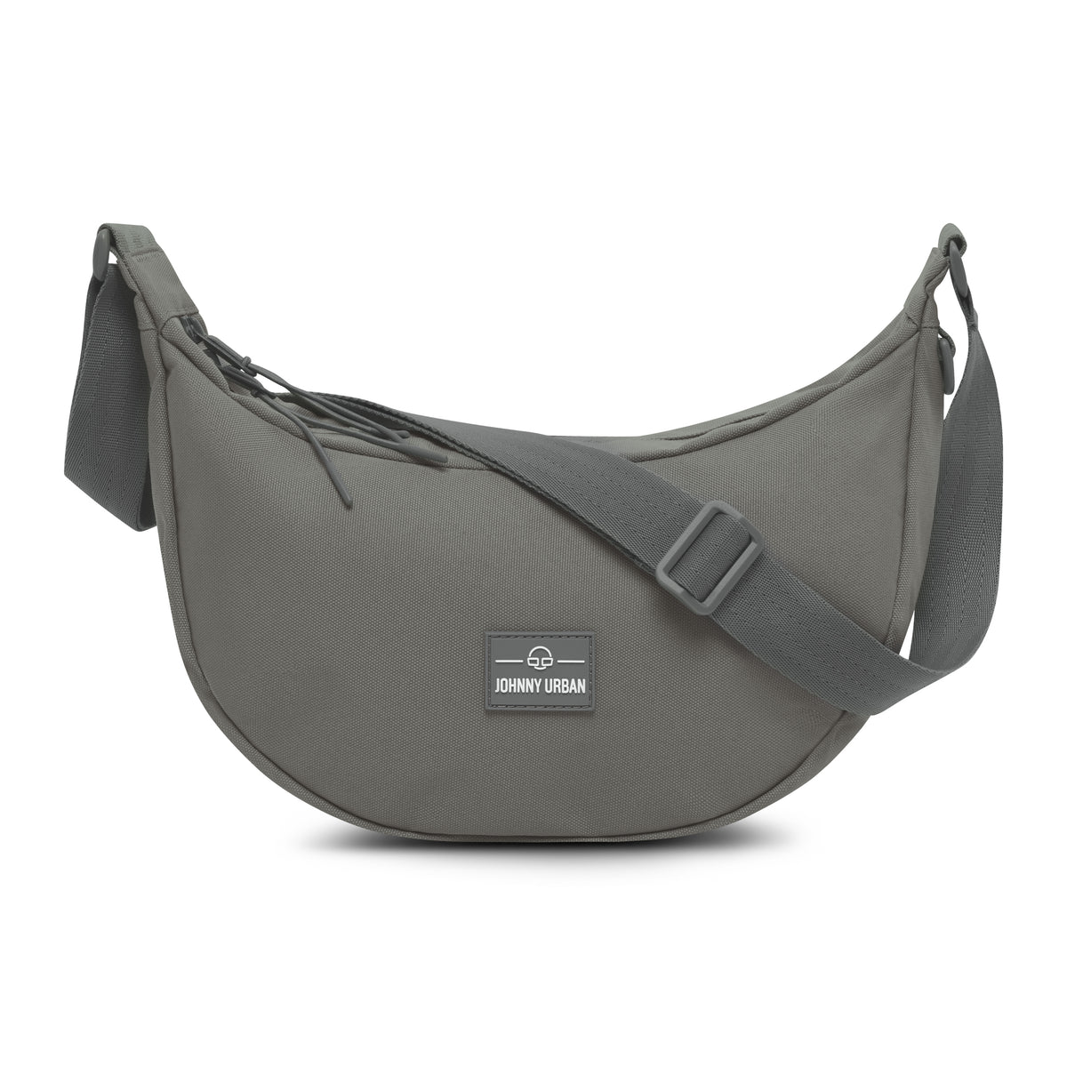 Halbmondtasche Ally Medium von Johnny Urban in dunkelgrauem robustem Material mit verstellbarem Schultergurt