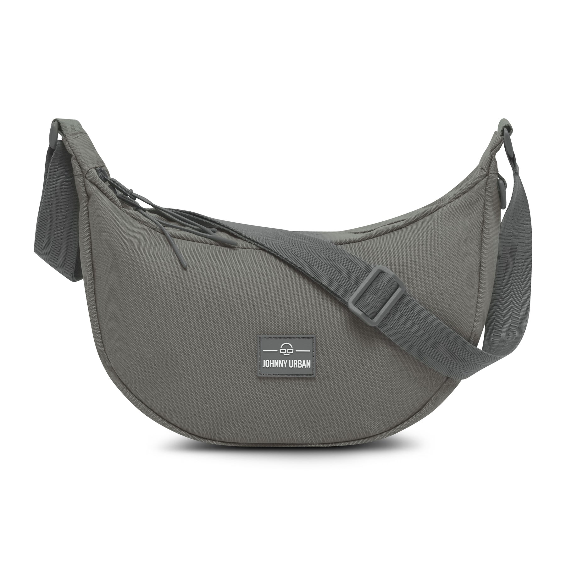 Halbmondtasche Ally Medium von Johnny Urban in dunkelgrauem robustem Material mit verstellbarem Schultergurt