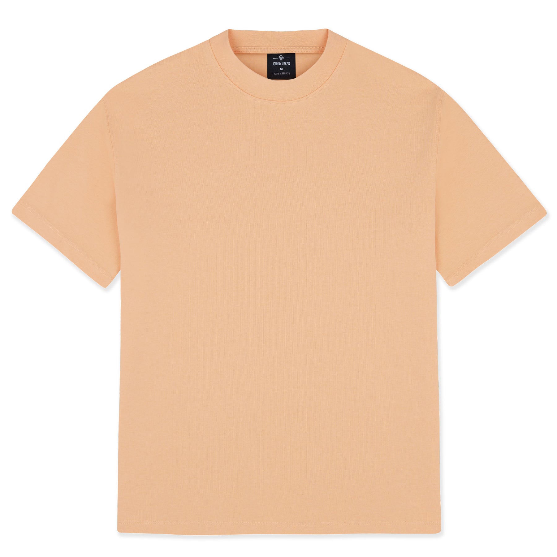 Johnny Urban T-Shirt 'Sammy' oversized in pfirsichfarbenem Baumwollmaterial