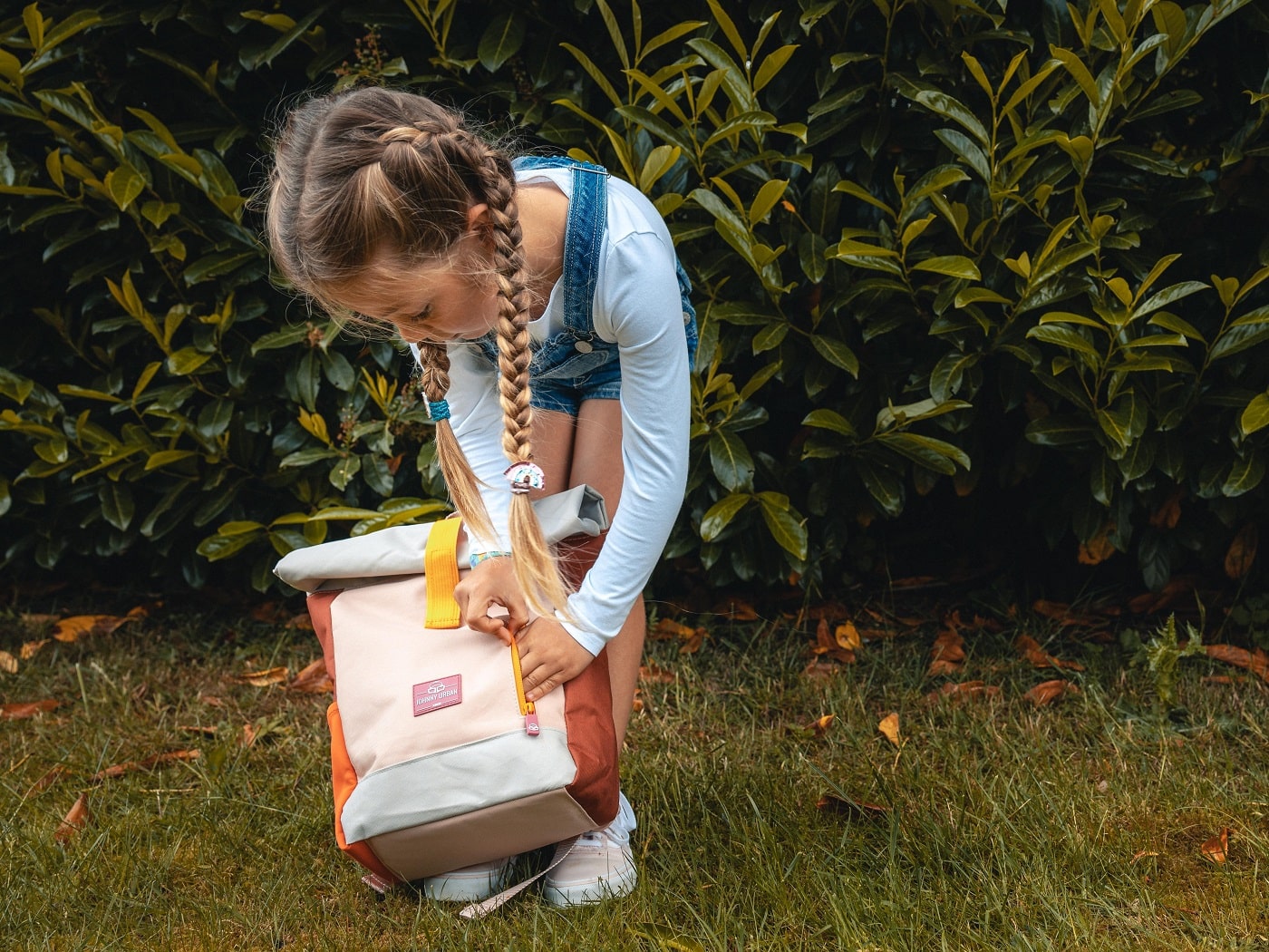 Rolltop Kinderrucksack Aaron für Mädchen - Johnny Urban