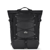 Schwarzer Johnny Urban Rucksack ‚Harper‘ mit Frontkordelzug und Griff oben