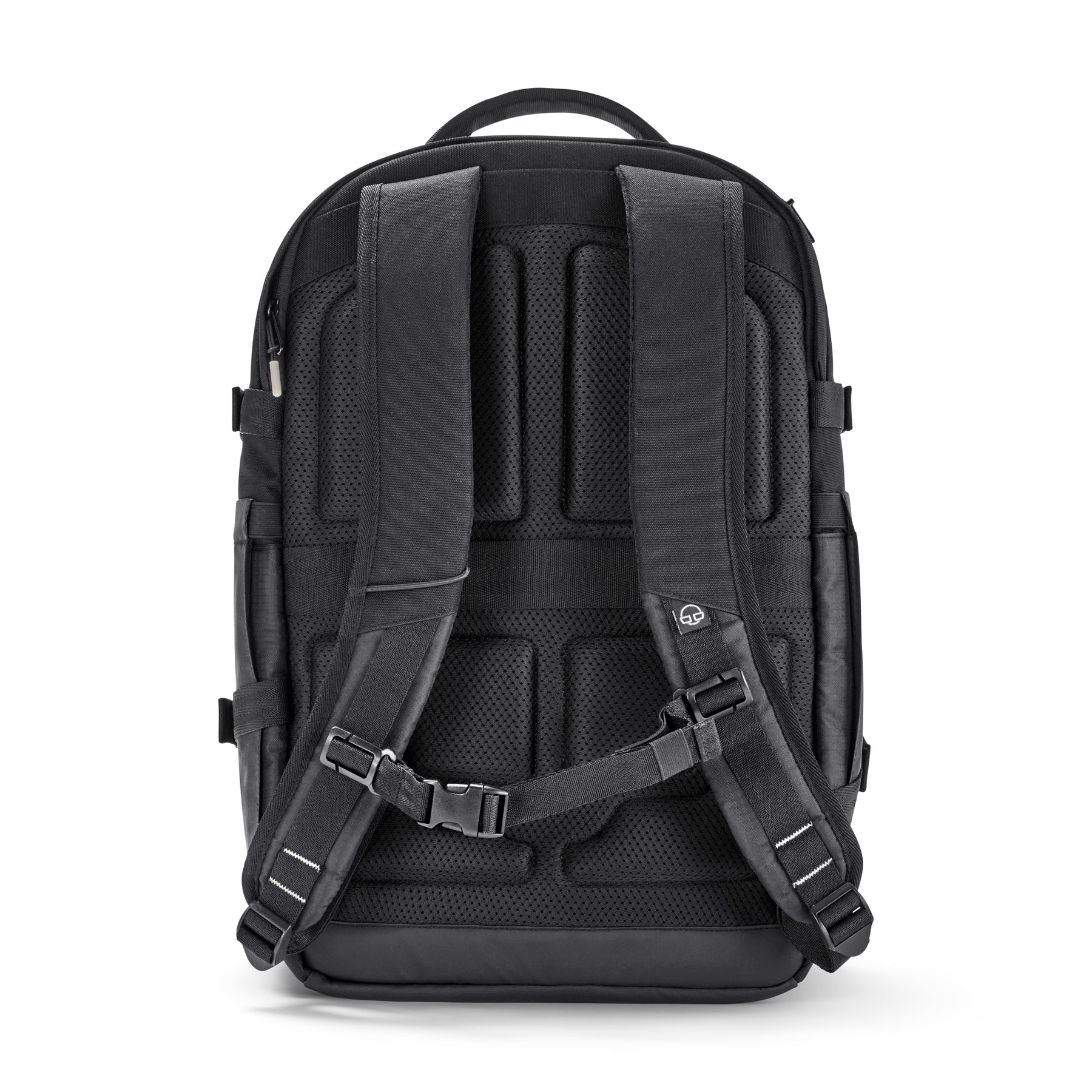 Rucksack 'Jack' von Johnny Urban, schwarze ergonomische gepolsterte Rückseite mit verstellbaren Schultergurten