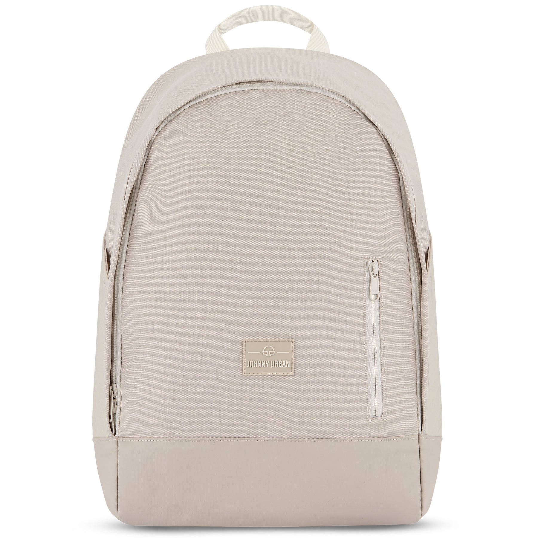 Beiger Johnny Urban Rucksack 'Neo' mit kleinem Reißverschlussfach vorne