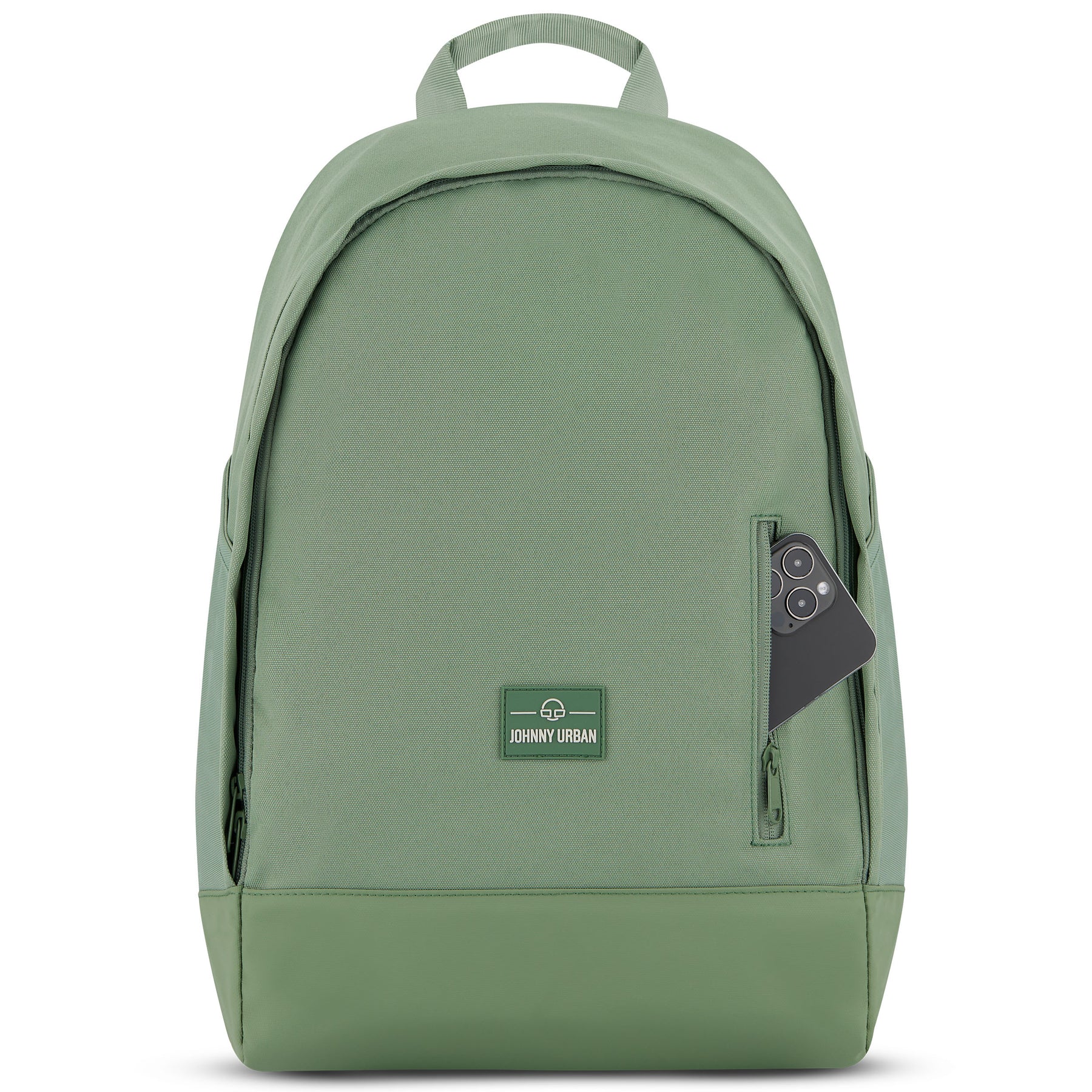 Grüner Johnny Urban Rucksack 'Neo' mit Fronttasche und Smartphone-Steckfach