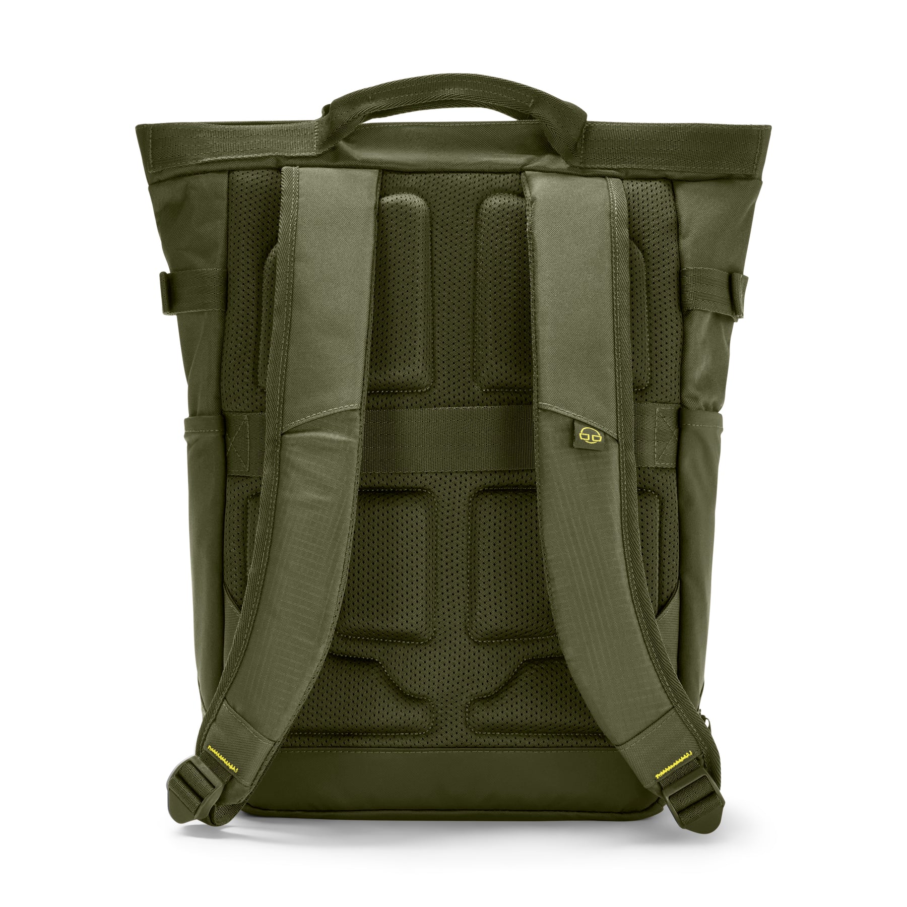Rucksack 'Harper' in modernem Olivgrün mit gepolstertem Rücken und verstellbaren Schultergurten