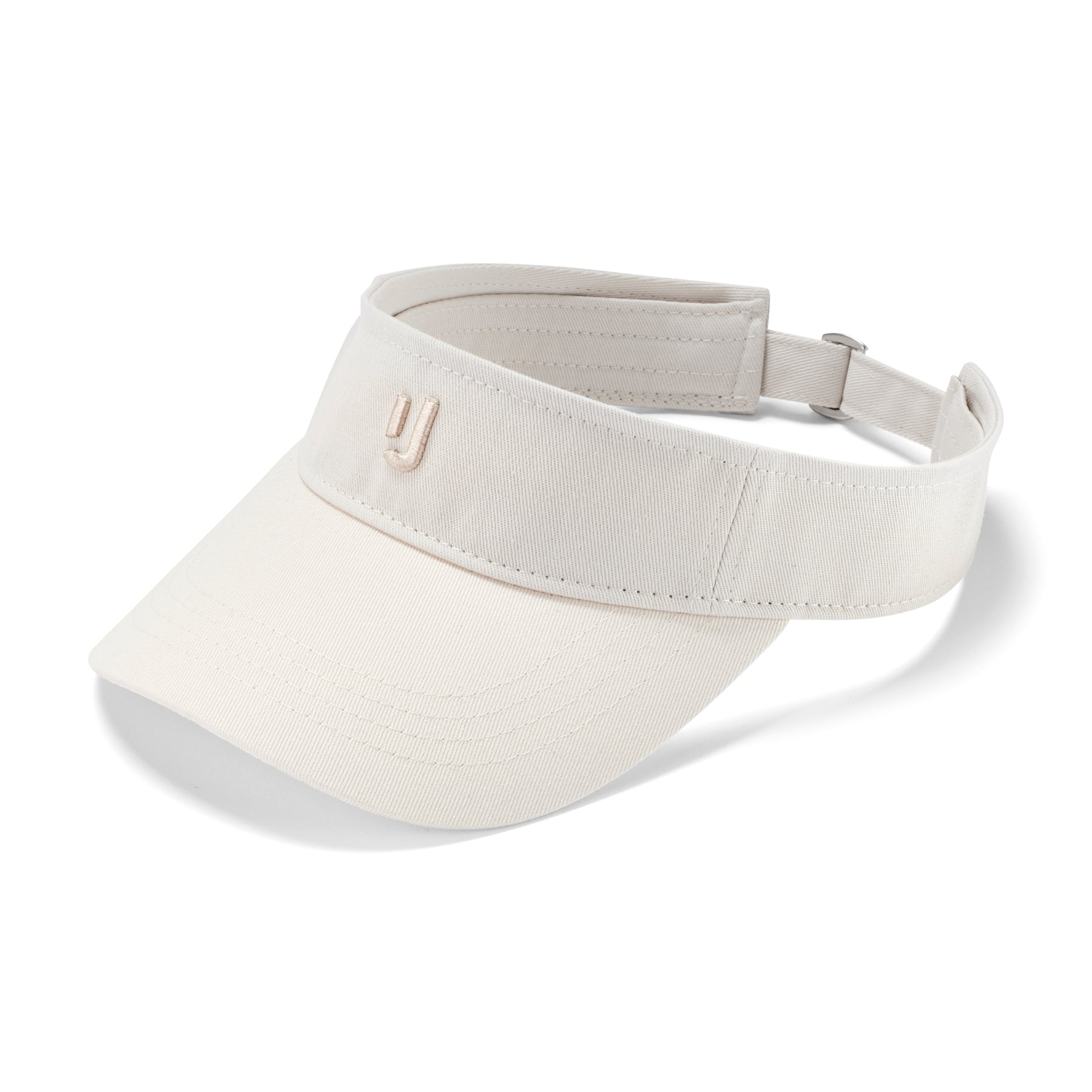 Johnny Urban Sonnenblende 'Terry' in Creme mit verstellbarem Riemen und kleinem Markenlogo