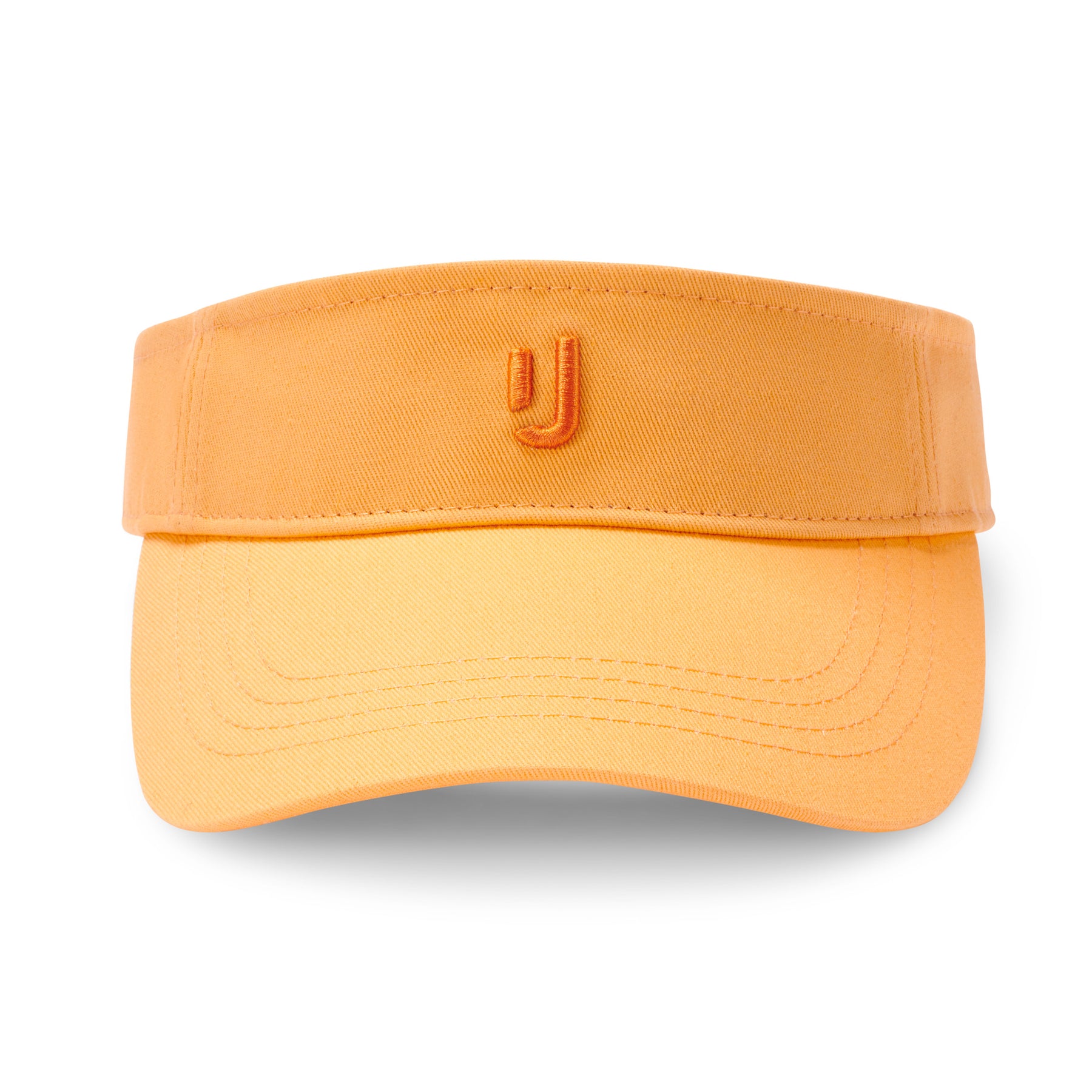 Sun Visor 'Terry' in Pfirsichfarben mit gesticktem 'J' vorne