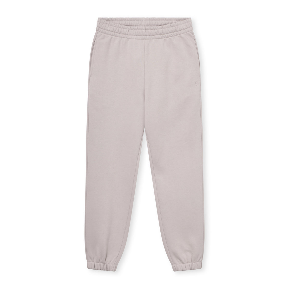 Unisex-Jogginghose 'Owen' in hellgrau mit elastischem Bund und Bündchen
