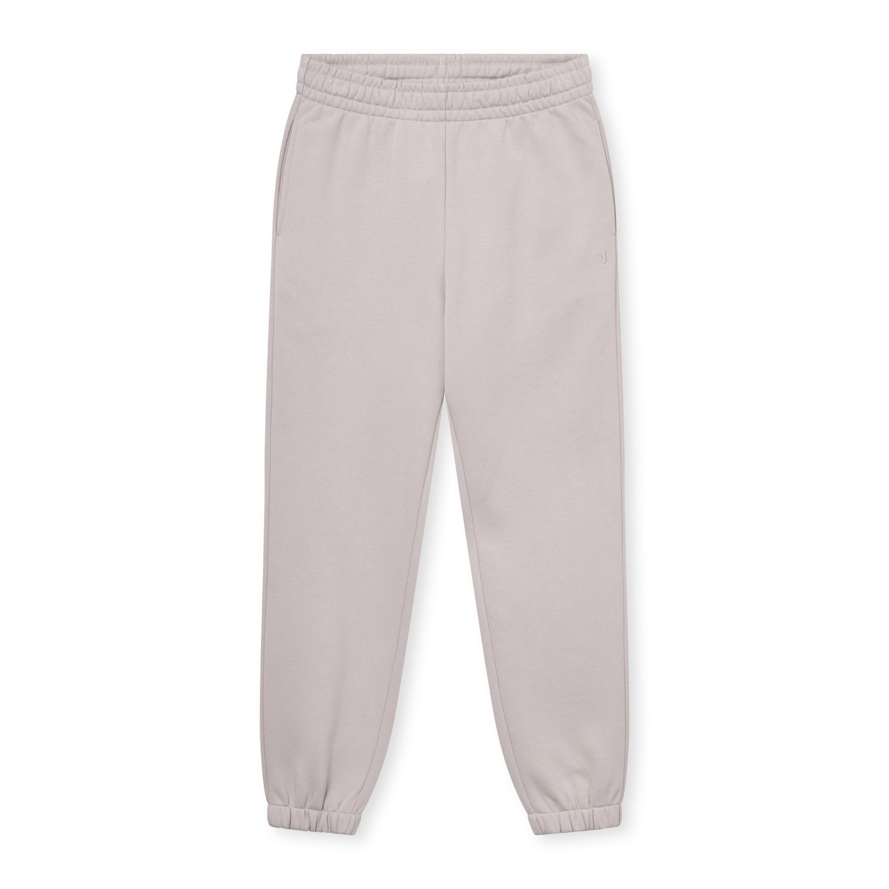 Unisex-Jogginghose 'Owen' in hellgrau mit elastischem Bund und Bündchen