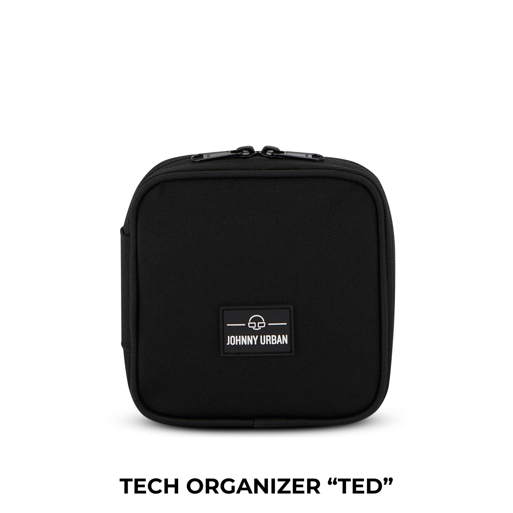 Schwarzer Johnny Urban Tech Organizer „Ted“ Reiseaccessoire mit Reißverschluss