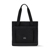 Schwarze Johnny Urban Shopper-Tasche 'Kim' aus robustem Material mit langen Tragegriffen
