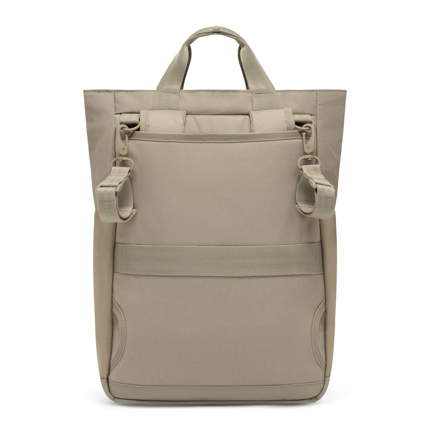 Wickeltasche 'Blair' von Johnny Urban in desert grey, rechteckig mit zwei festen Tragegriffen und verstellbaren Schultergurten