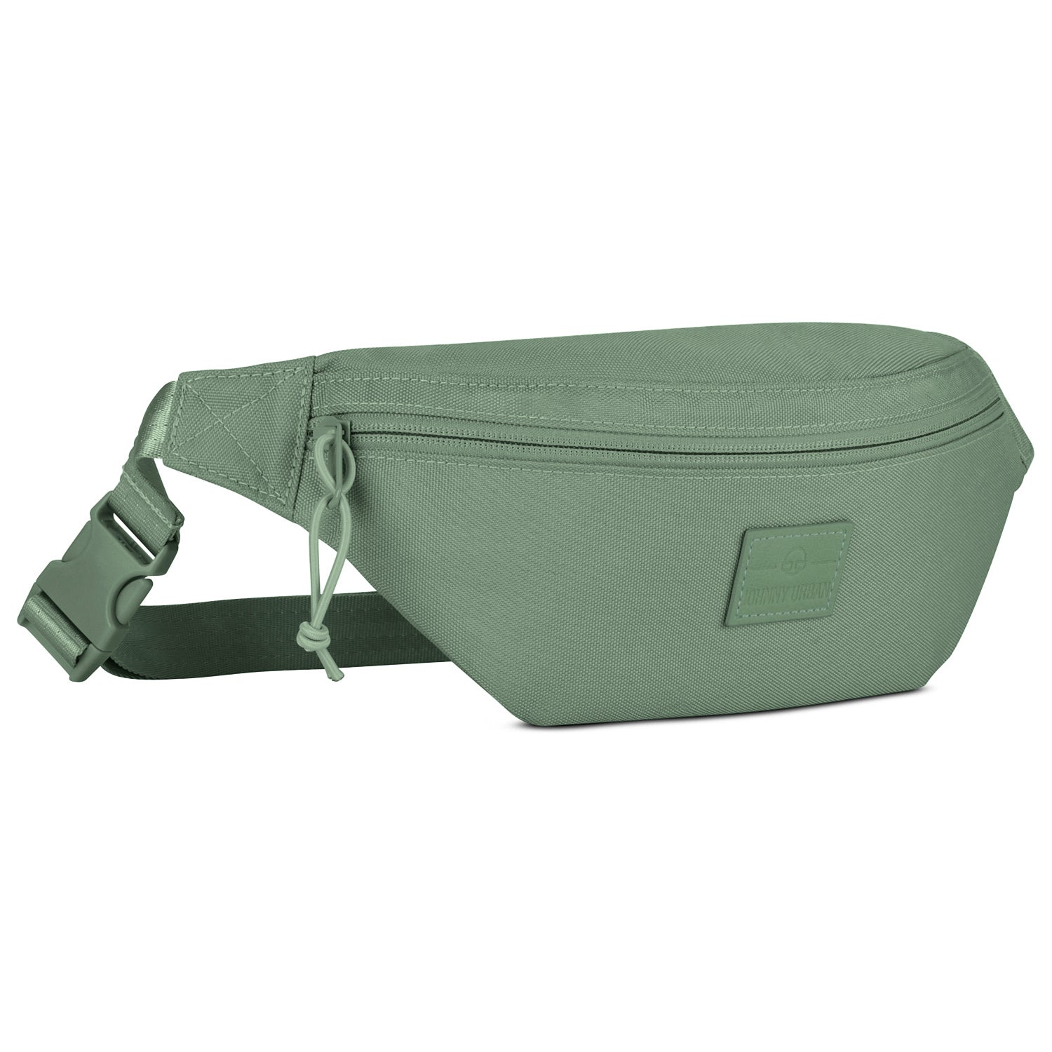 Grüne Bauchtasche 'Erik Small' aus nachhaltigem Material mit Reißverschluss und verstellbarem Gurt