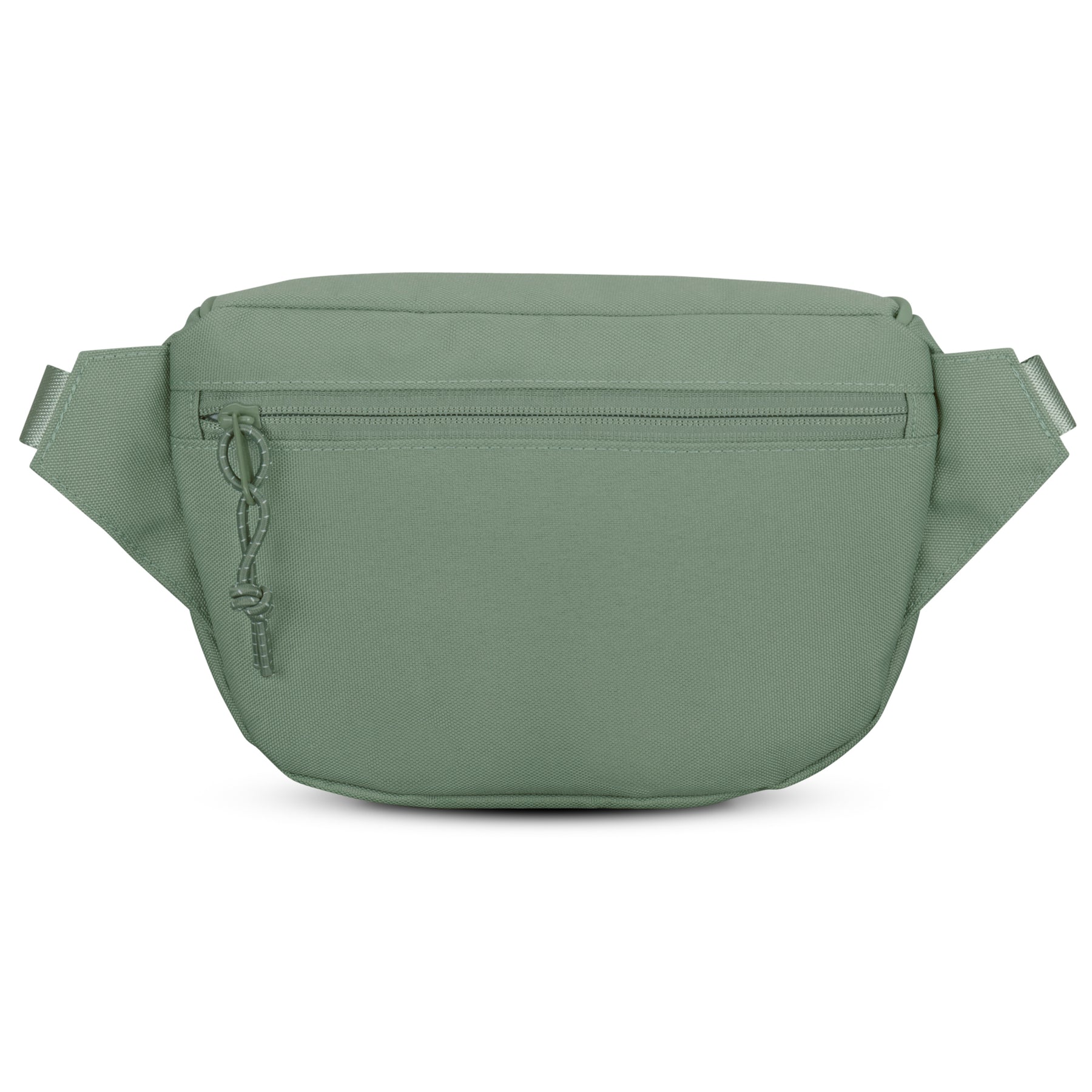 Grüne Bauchtasche 'Ben' mit Reißverschluss vorn und verstellbarem Gurt