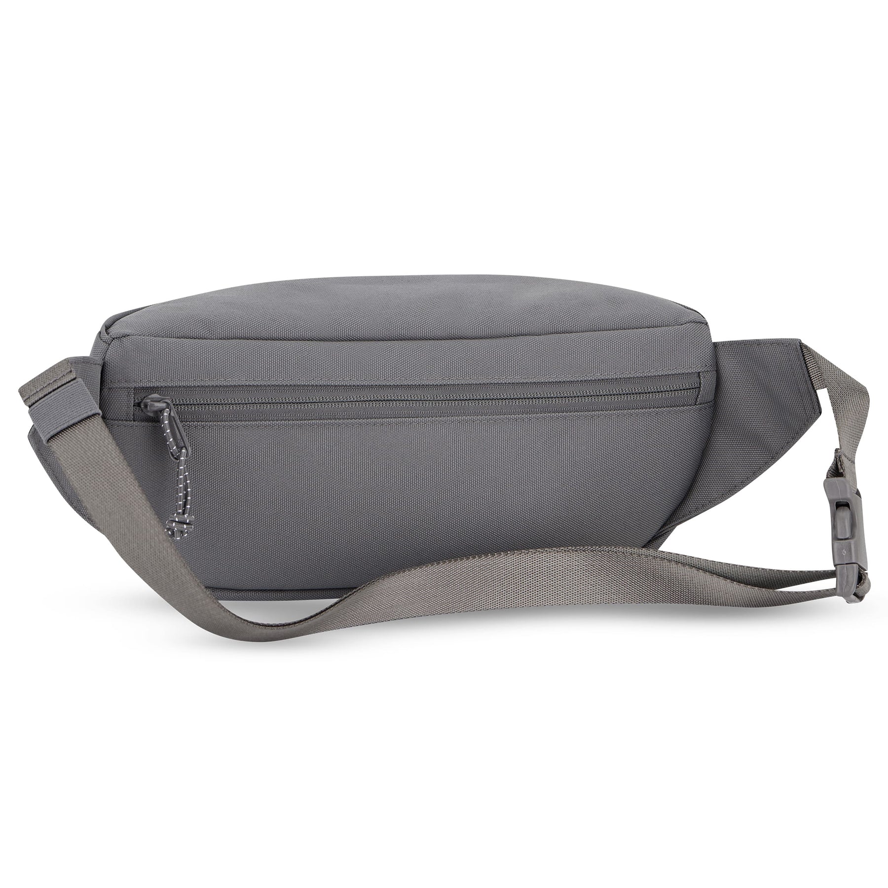 Graue Bauchtasche 'Tom' für Herren aus robustem Material mit verstellbarem Gurt