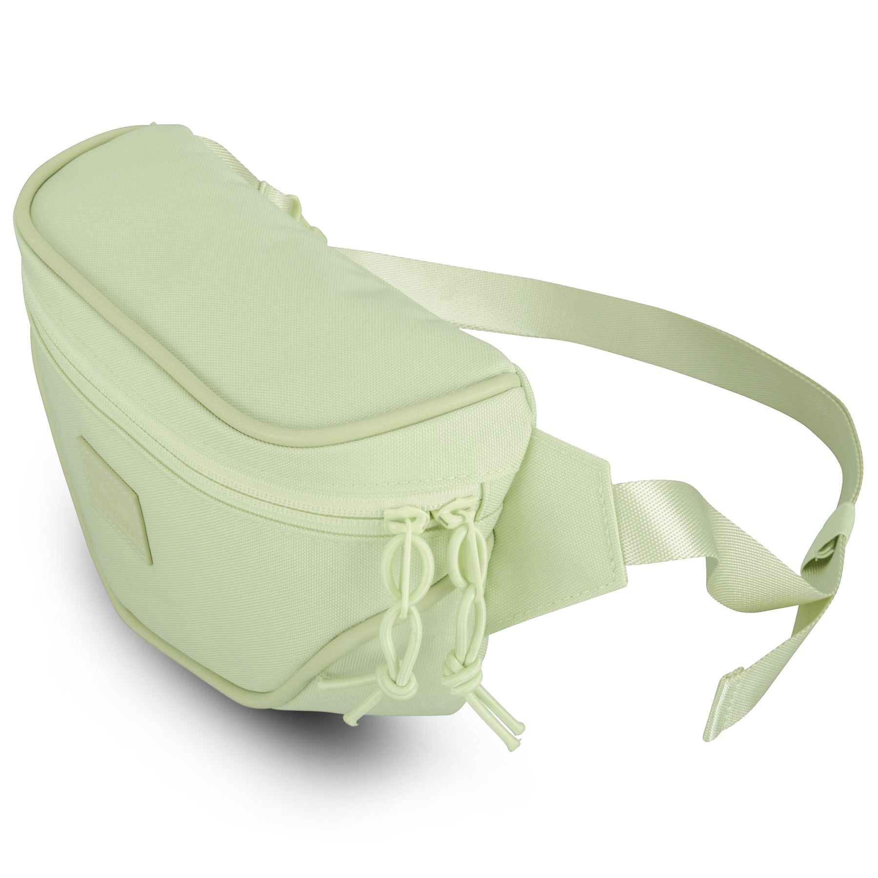 Limegrüne Bauchtasche 'Ben' mit Reißverschluss und verstellbarem Gurt