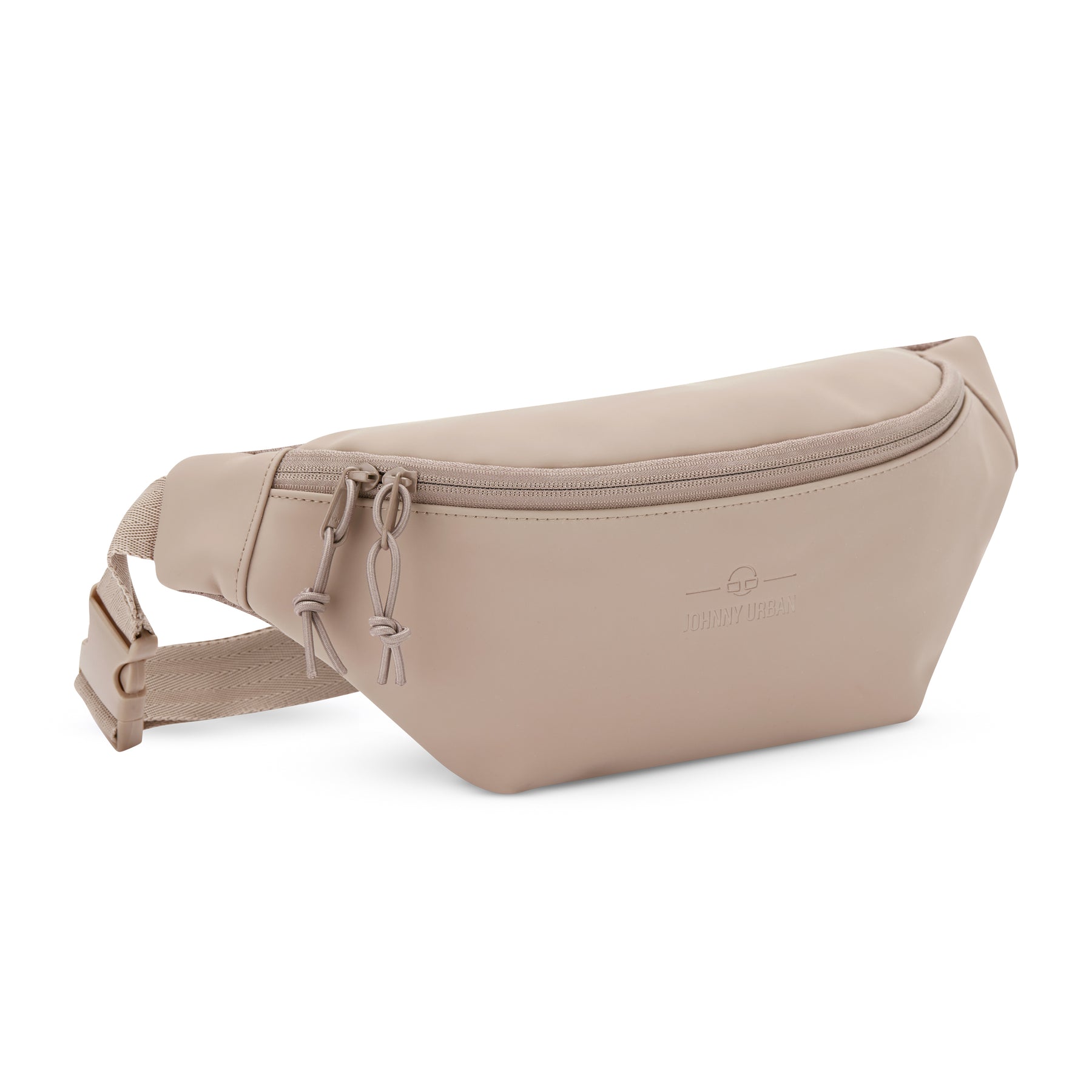 Beige Bauchtasche 'Riley' von Johnny Urban mit Reißverschluss und verstellbarem Gurt