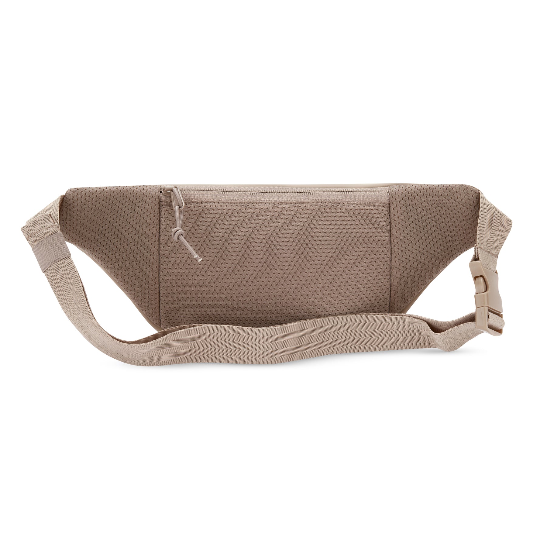 Beige Bauchtasche 'Riley' mit Reißverschluss und verstellbarem Gurt