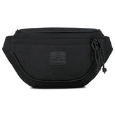 Schwarze Bauchtasche 'Ben' von Johnny Urban mit Reißverschluss und Logo vorne