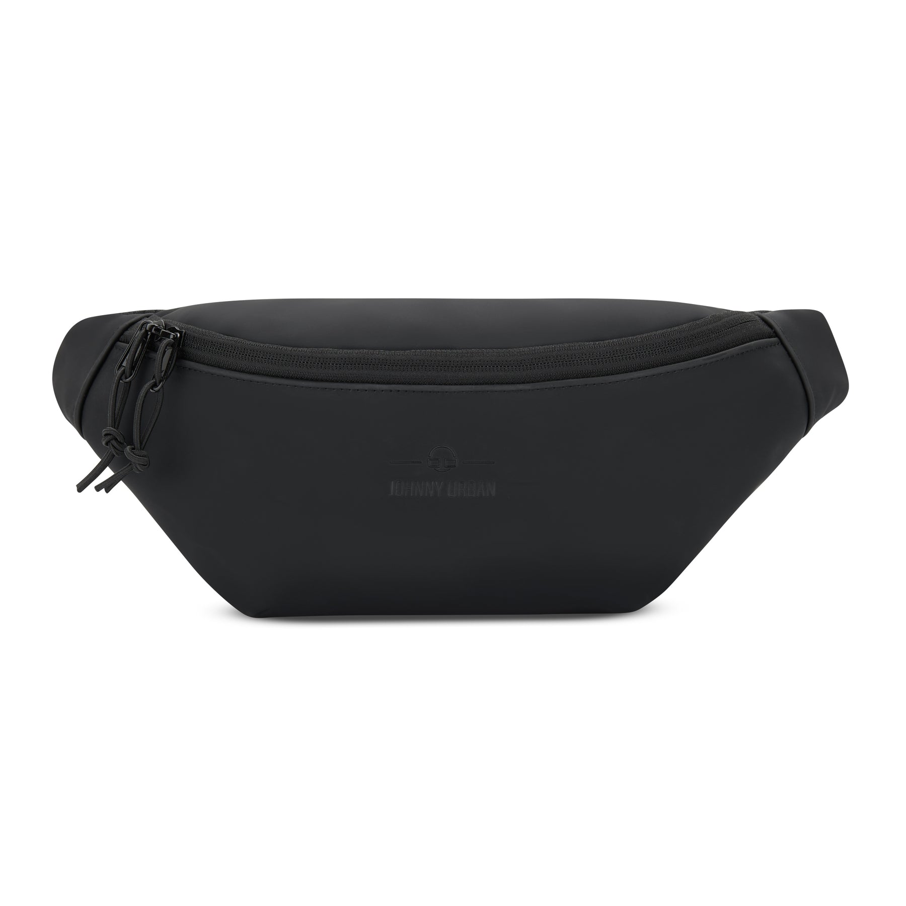 Schwarze Bauchtasche 'Riley' von Johnny Urban mit Reißverschluss und minimalistischer Form