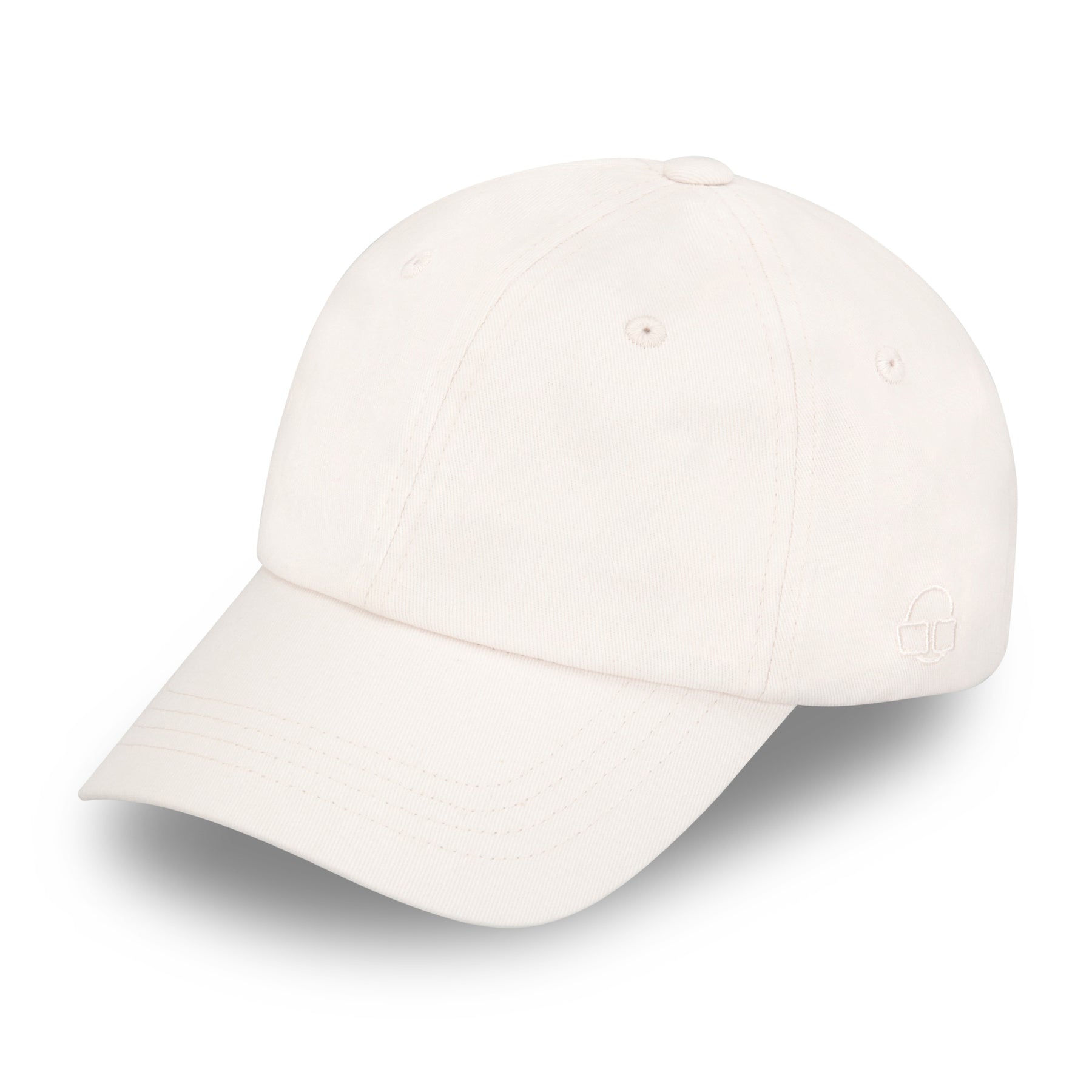 Beige Cap 'Jen' von Johnny Urban mit gebogenem Schirm und gesticktem Logo
