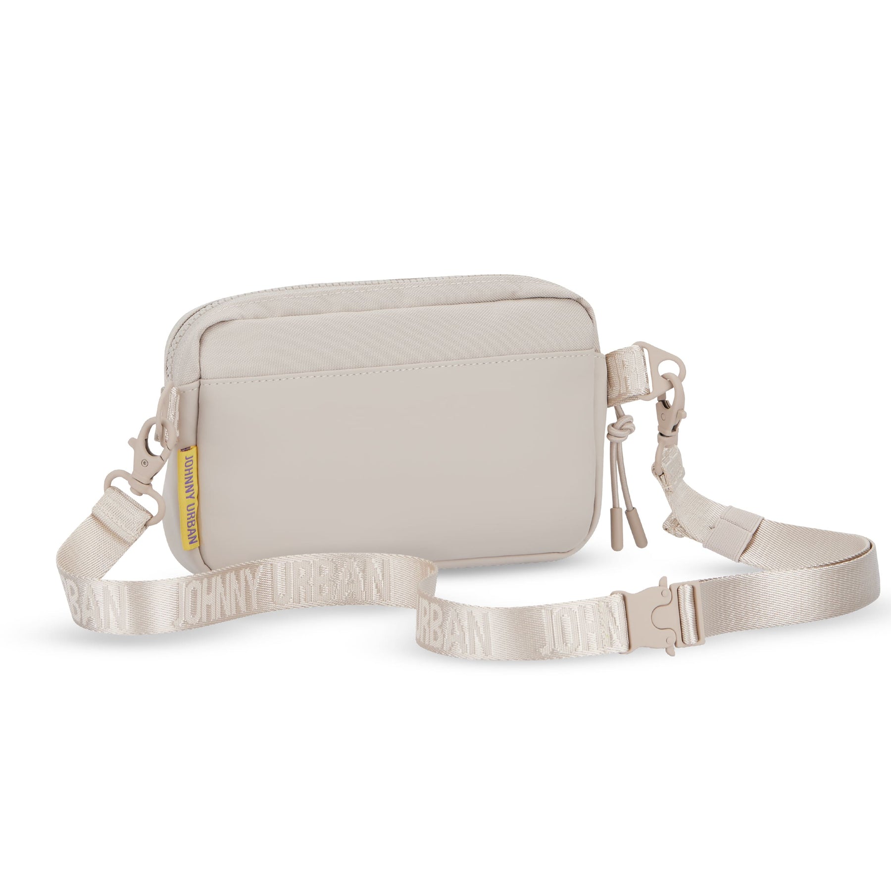 Beige Umhängetasche 'Elliot' von Johnny Urban mit verstellbarem Gurt und Reißverschluss