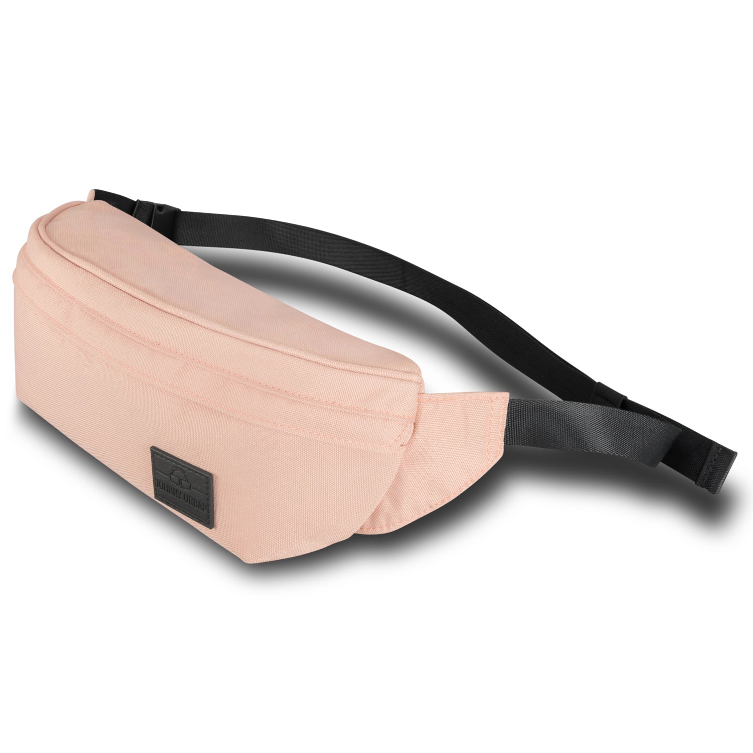 Bauchtasche 'Tom' von Johnny Urban in Rosa mit schwarzem verstellbarem Gurt