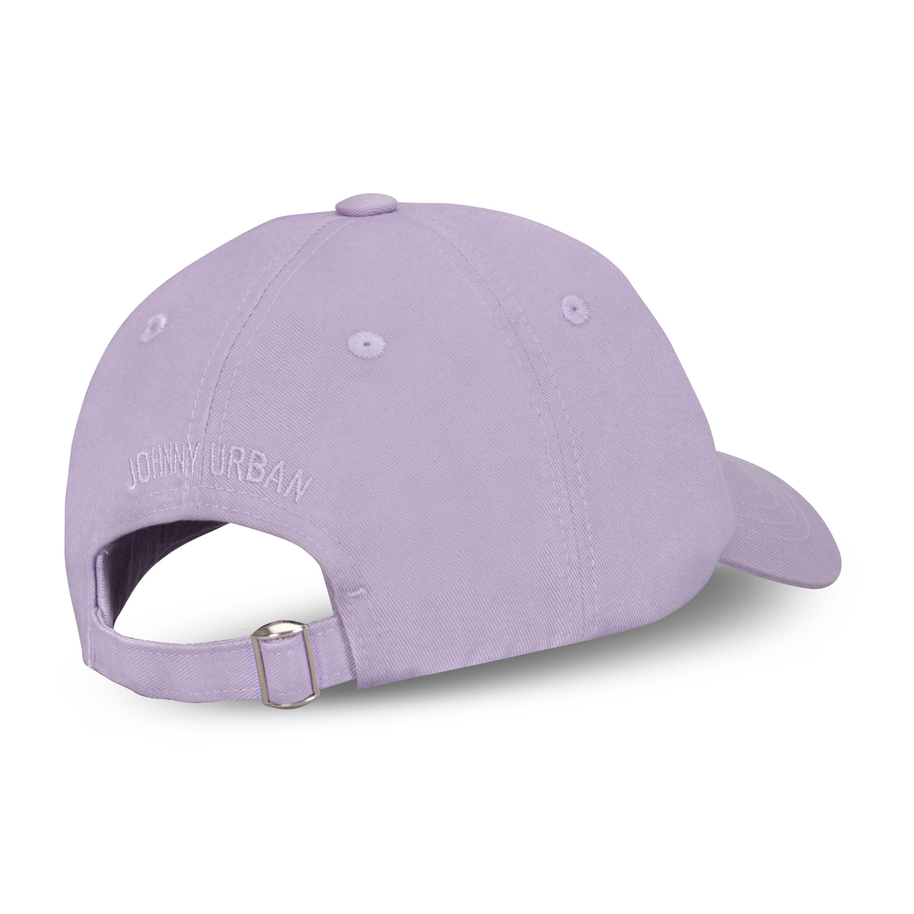 Fliederfarbene Damen-Cap Jen von Johnny Urban mit verstellbarem Riemen und umlaufender Naht