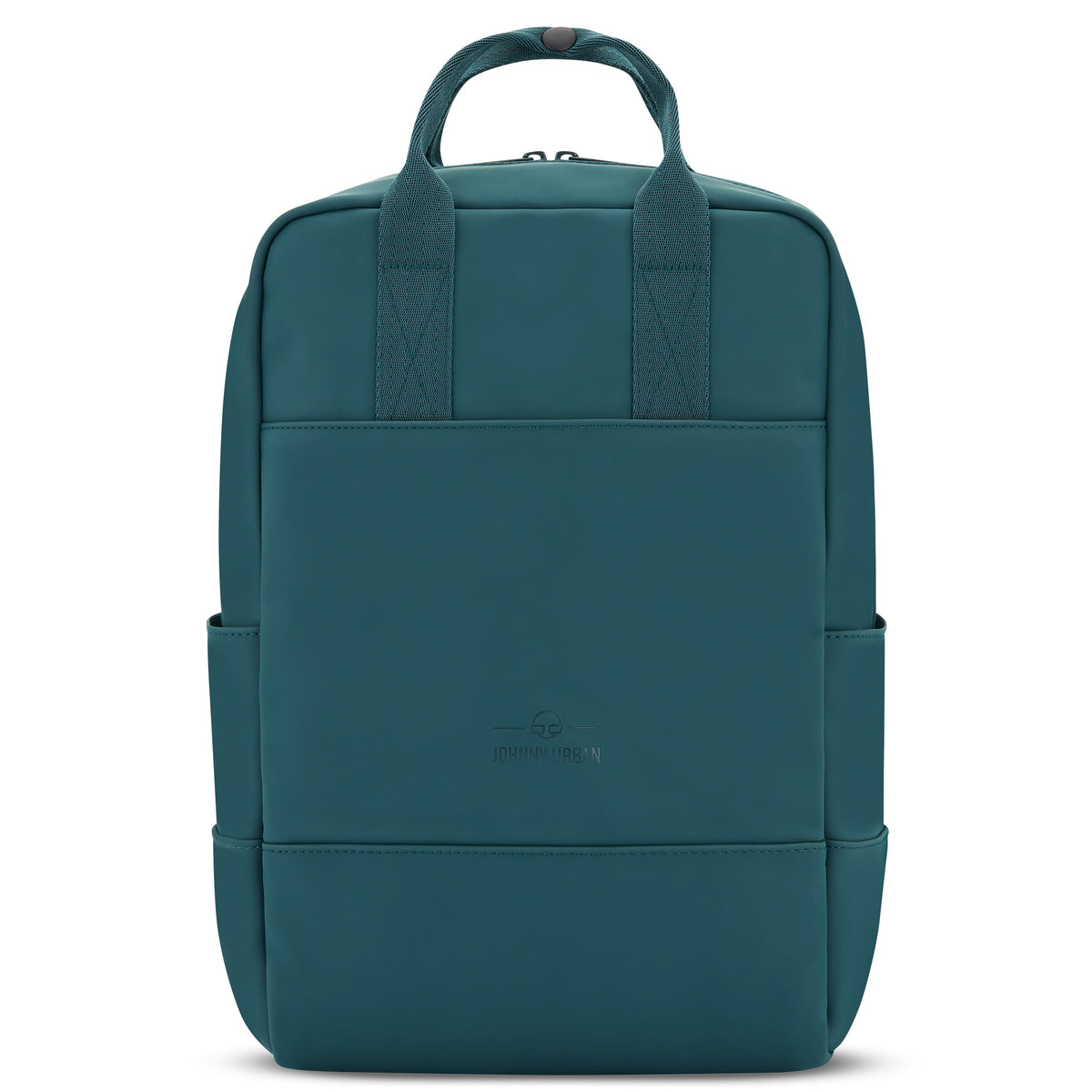 Rucksack 'Hailey' von Johnny Urban in petrolgrün mit zwei Tragegriffen und seitlichen Taschen