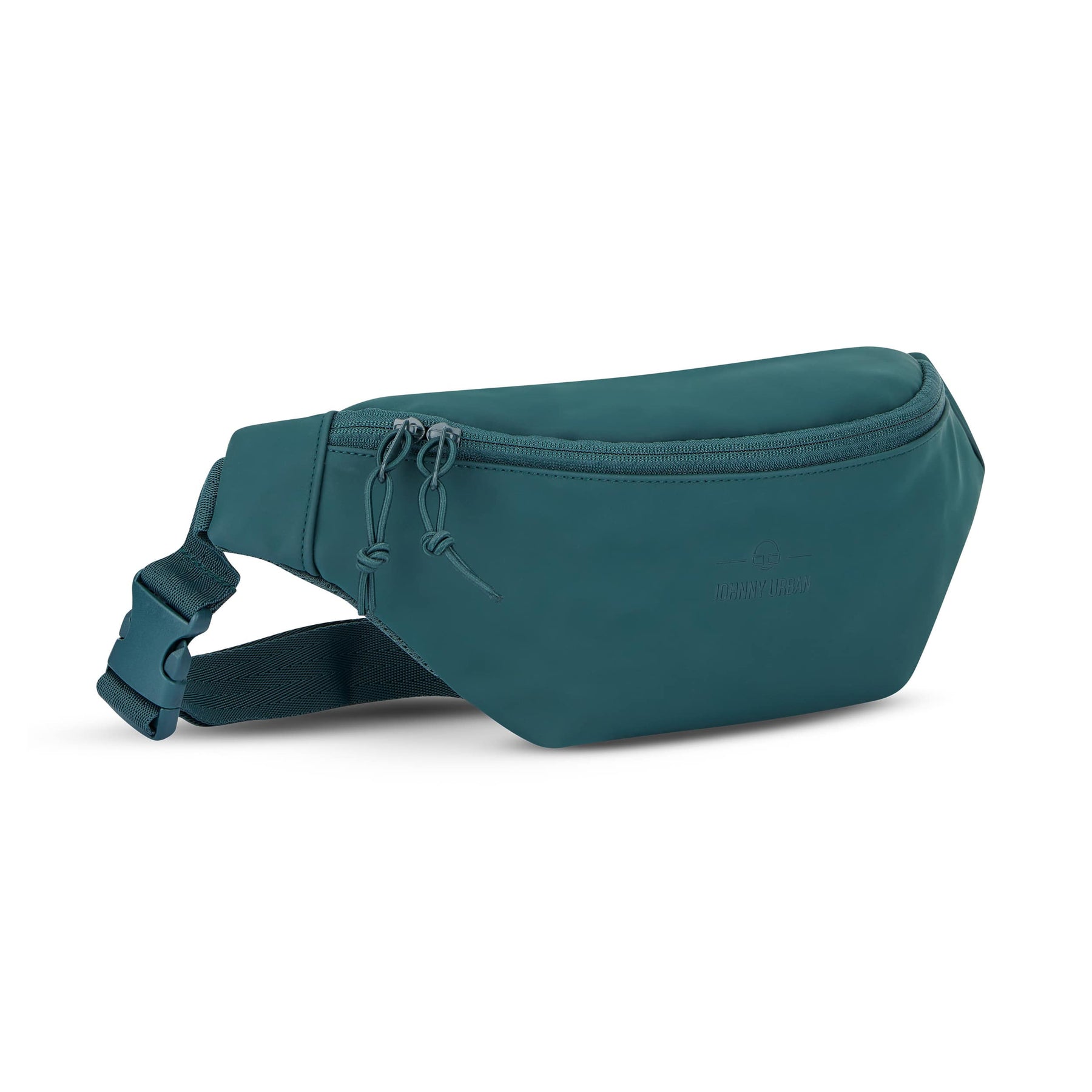 Petrolgrüne Bauchtasche 'Riley' von Johnny Urban mit verstellbarem Gurt und Doppelreißverschluss