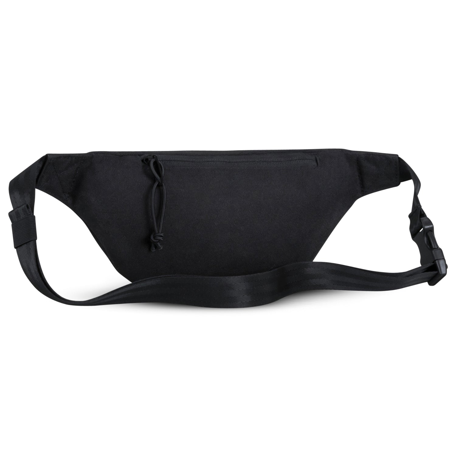 Schwarze Bauchtasche 'Erik Small' mit verstellbarem Gurt und Reißverschlussfach