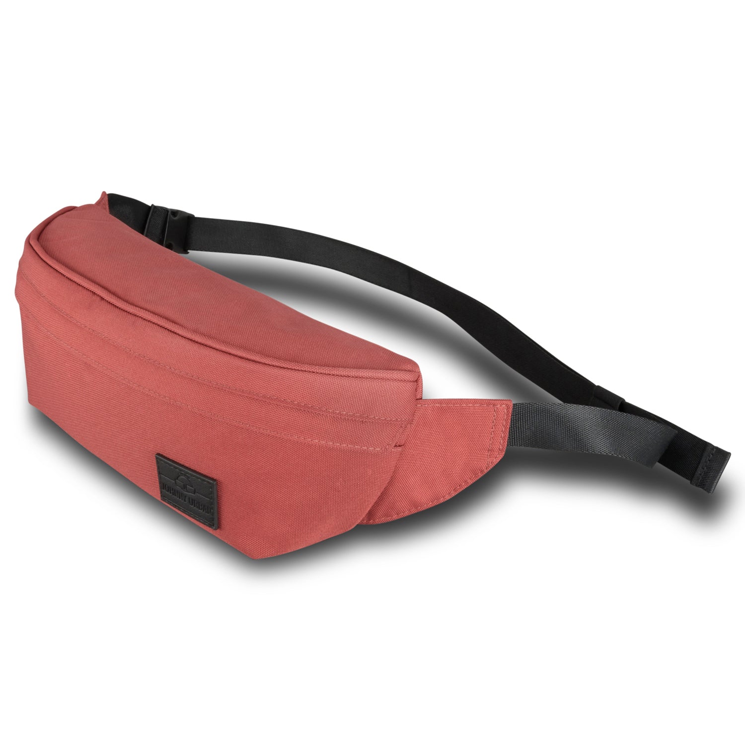 Rote Bauchtasche 'Tom' mit schwarzem verstellbarem Gurt