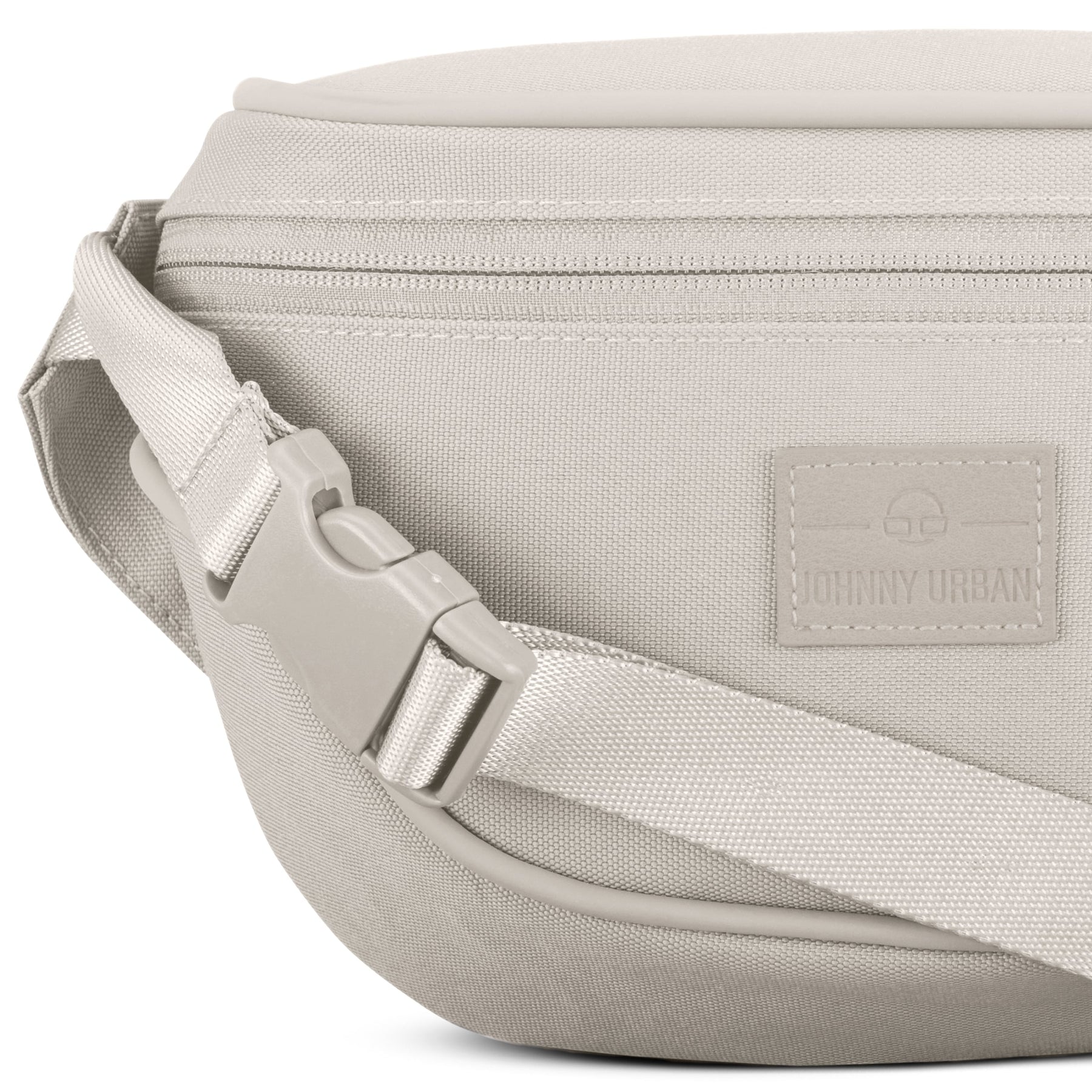 Beige Bauchtasche 'Ben' von Johnny Urban mit Reißverschluss und verstellbarem Gurt