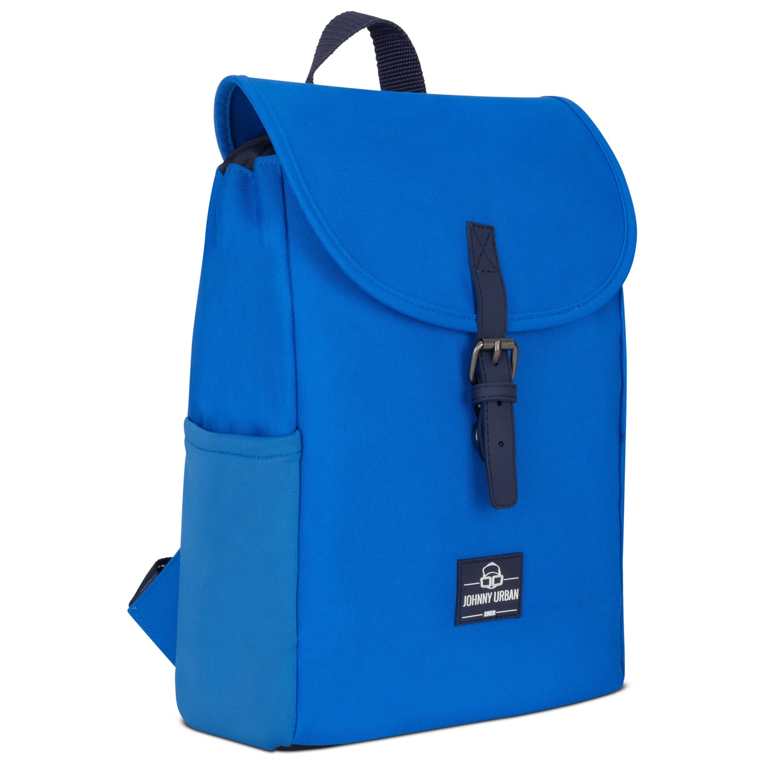 Kinderrucksack 'Liam' von Johnny Urban, blau, mit klappbarem Deckel und Schnallenverschluss