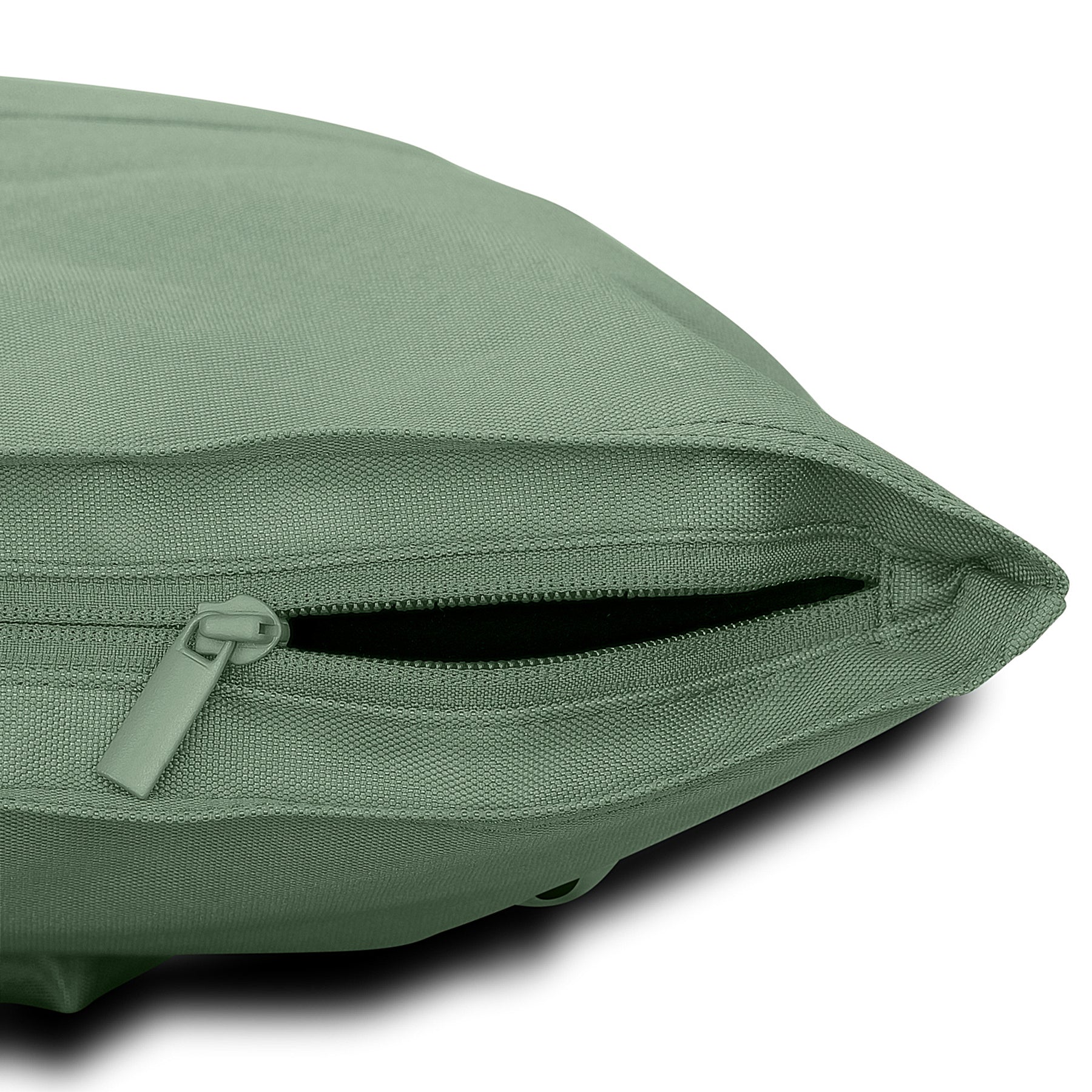 Grüner Rolltop Rucksack Robin Medium aus robustem Material mit Reißverschlusstasche
