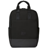 Schwarzer Johnny Urban Rucksack 'Jona Medium' mit zwei kurzen Griffen und Lederboden
