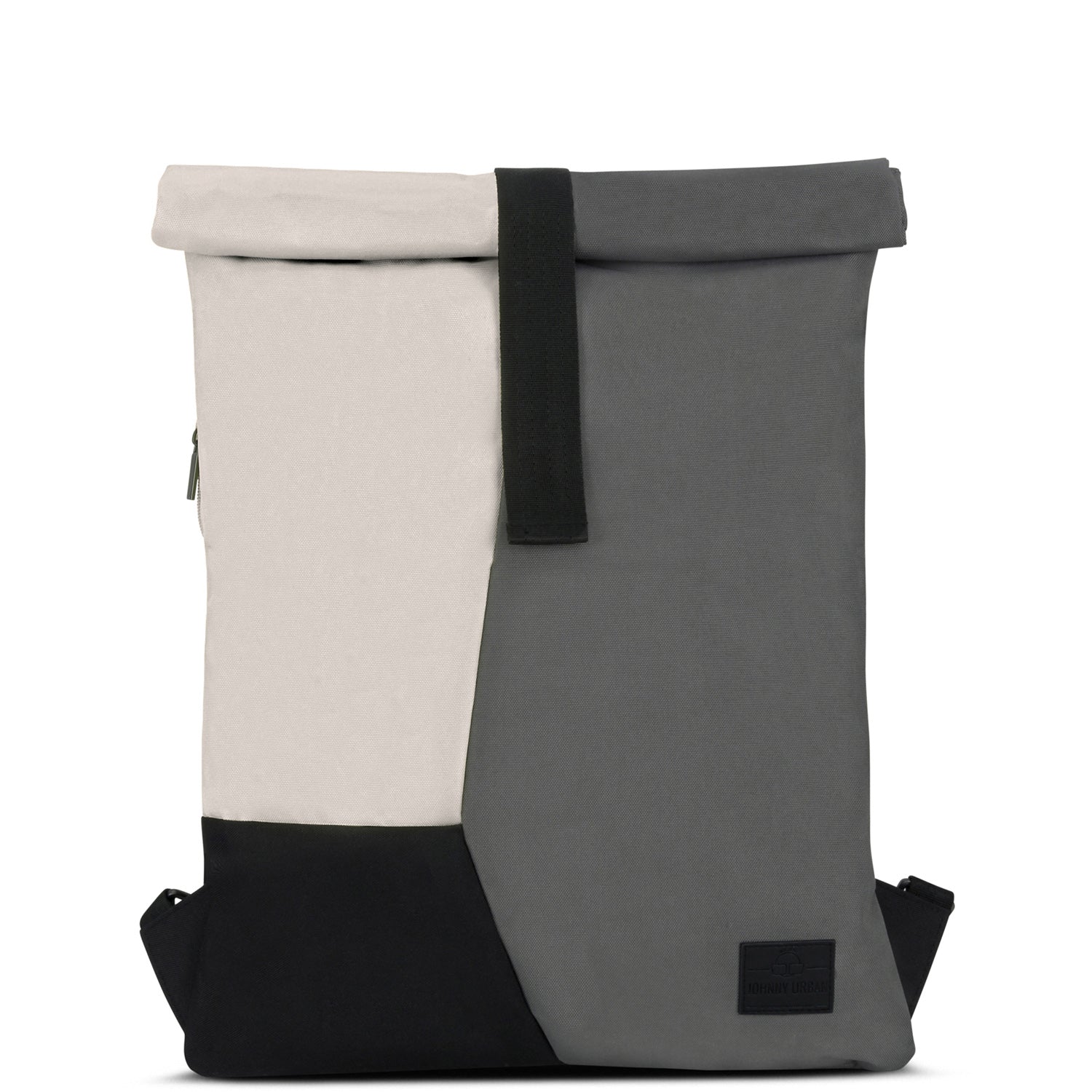 Rucksack 'Oskar' von Johnny Urban in Beige, Grau und Schwarz mit Rollverschluss