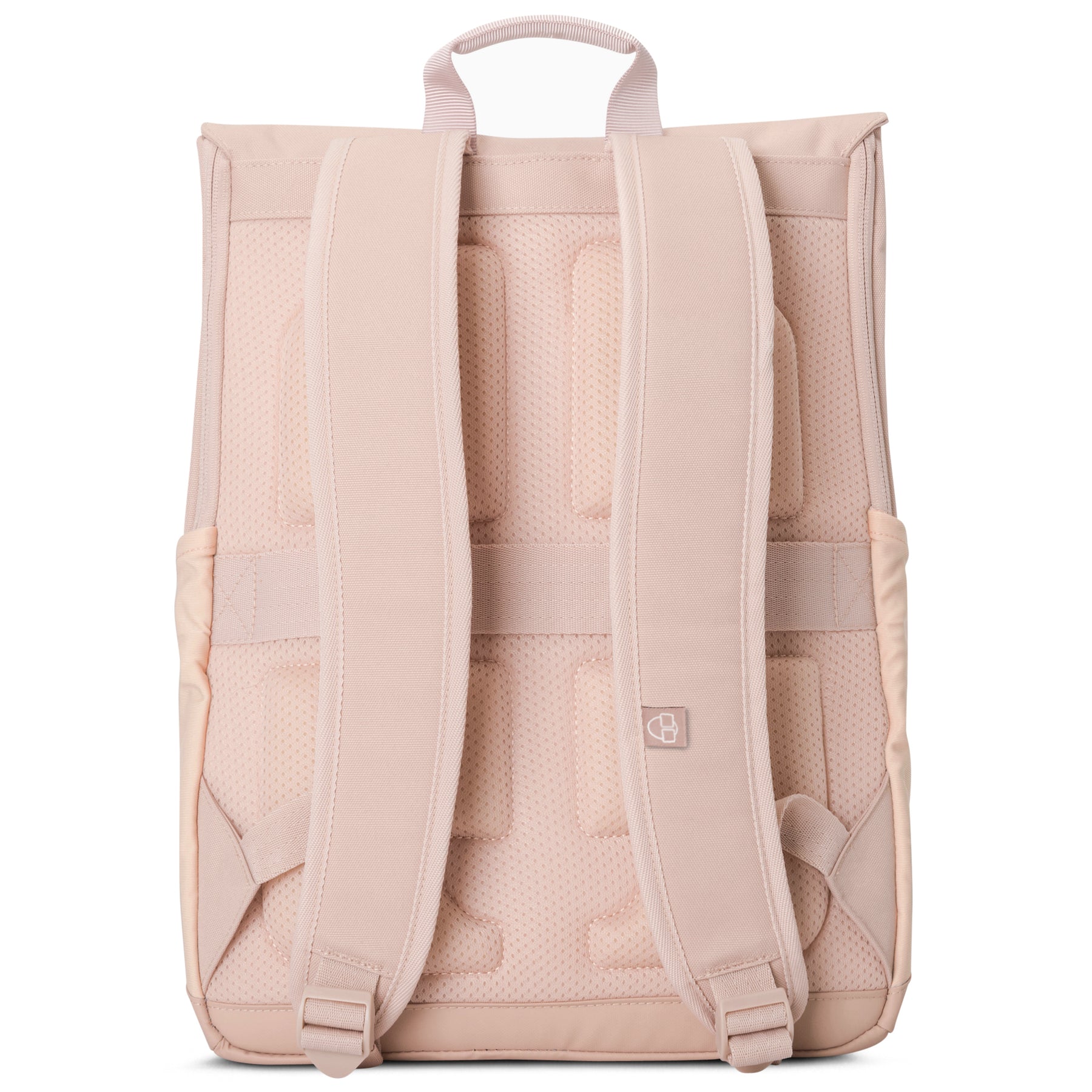 Rucksack "Mika" in Beige mit gepolsterten Schulterriemen und Netzrücken
