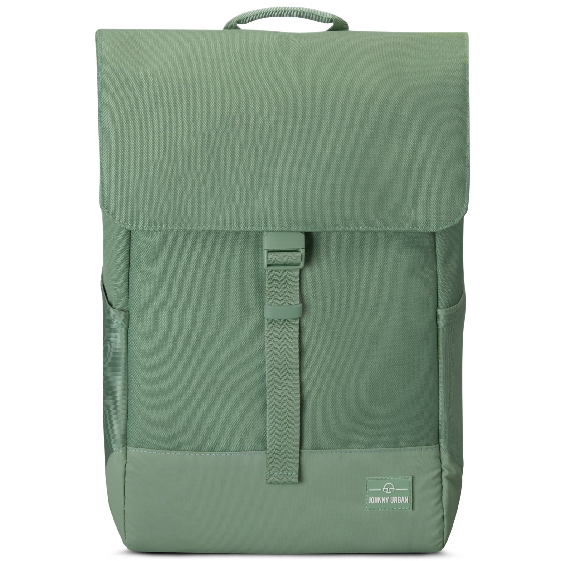 Grüner Tagesrucksack 'Mika' von Johnny Urban mit Klappe und Verschlussriemen