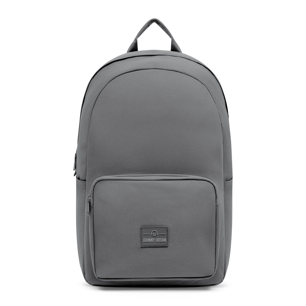 Dunkelgrauer Rucksack 'Mo' von Johnny Urban mit Fronttasche und Logo